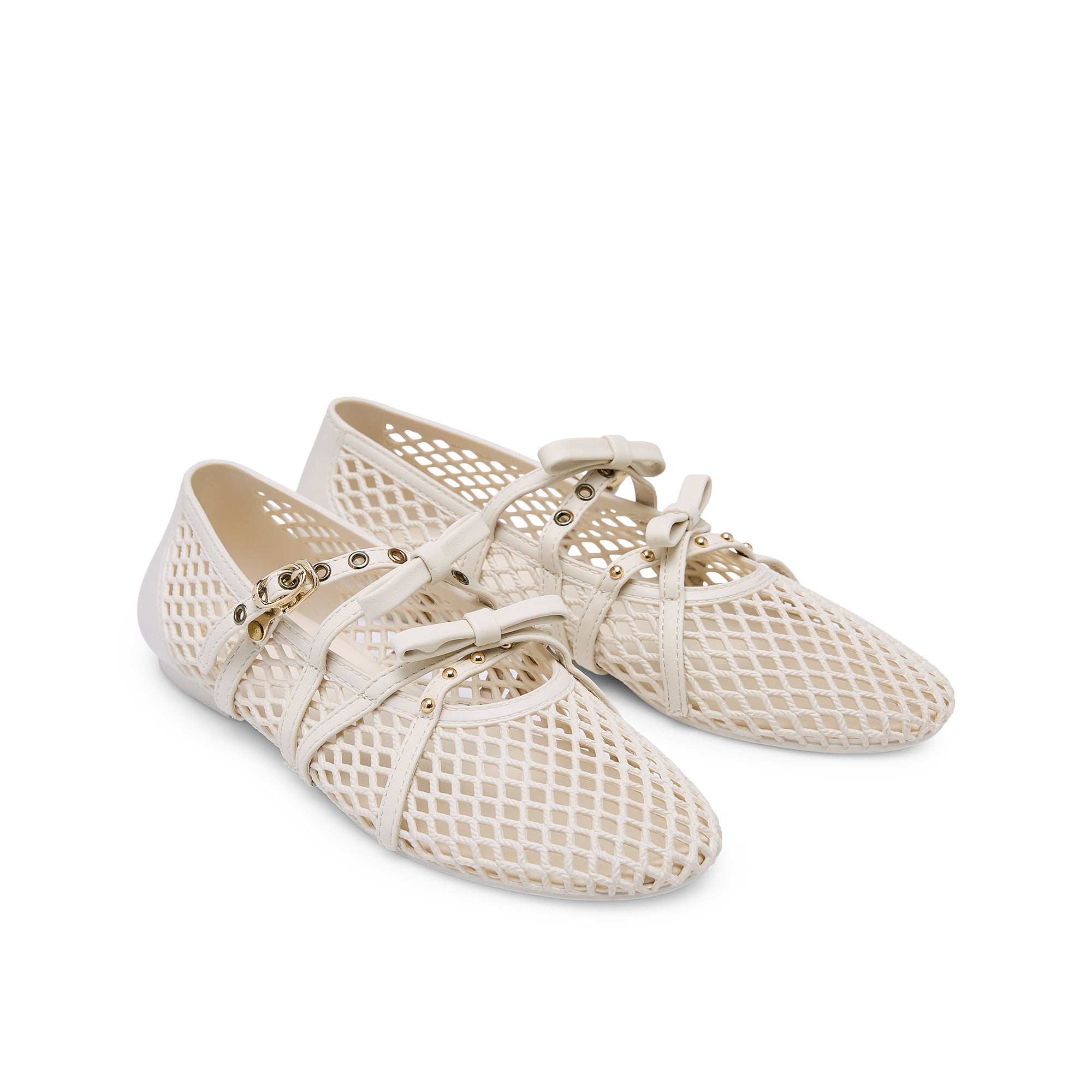 Patricia Matia Ballerina Shoes Ivory