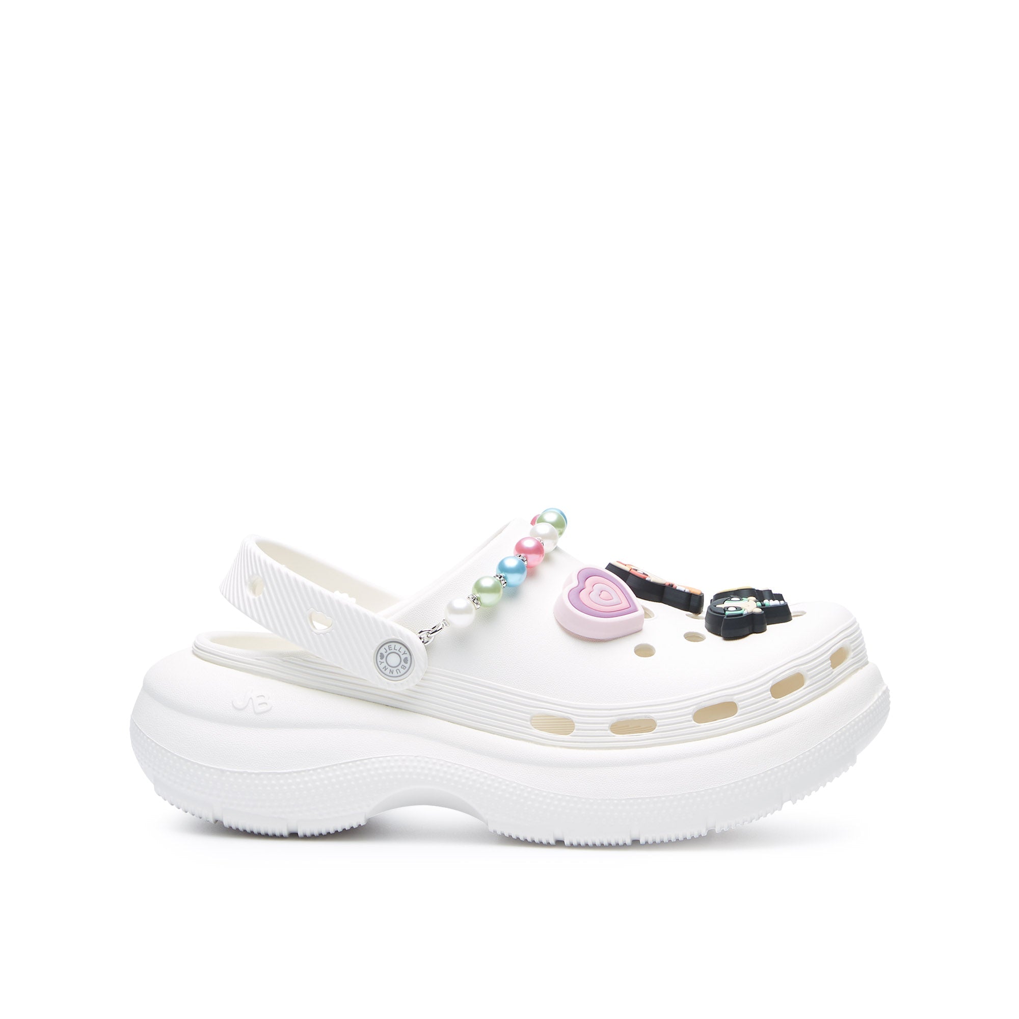 Teena Violet Platform Sandals Ivory