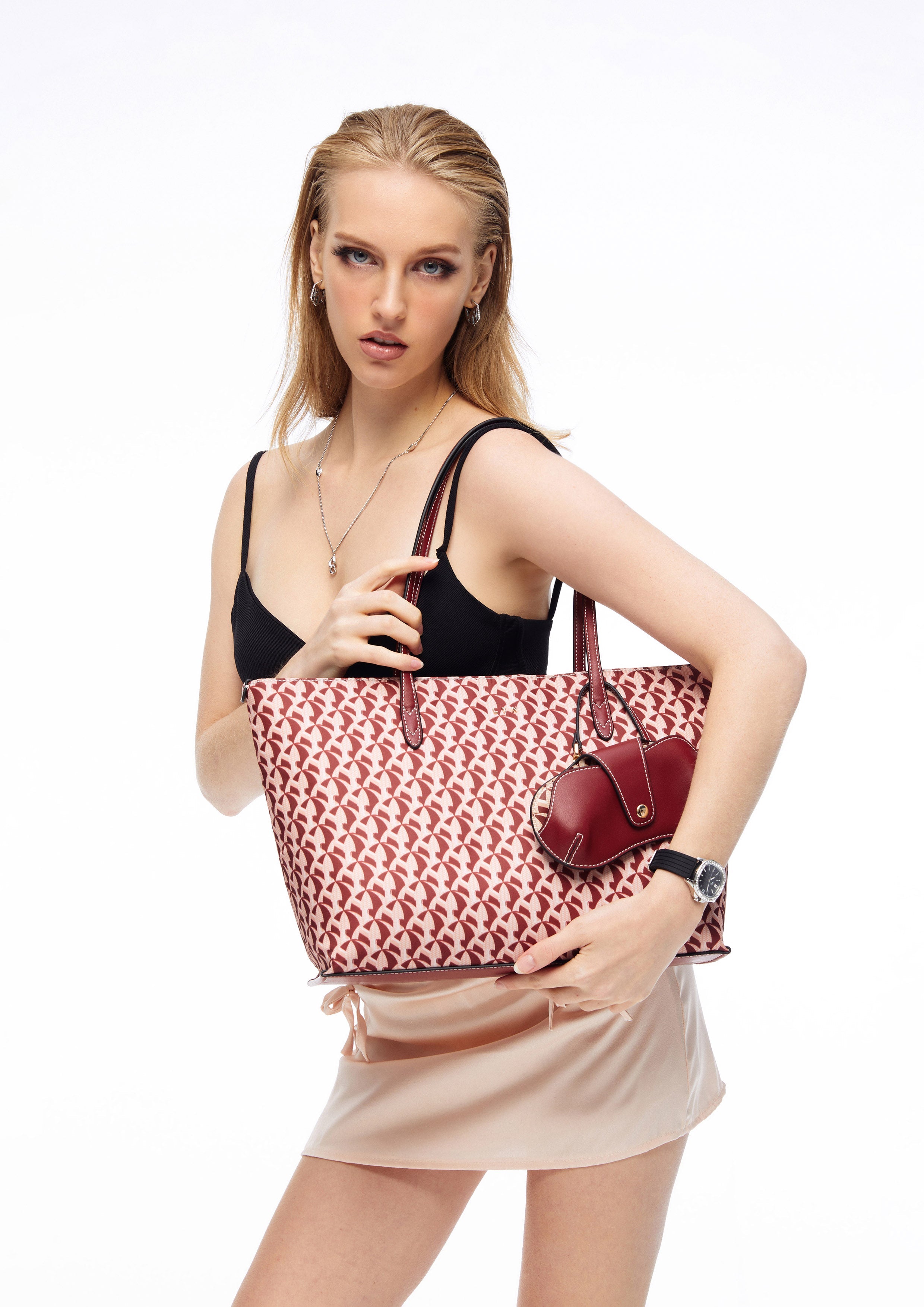 Solanory Tote L Dark Red