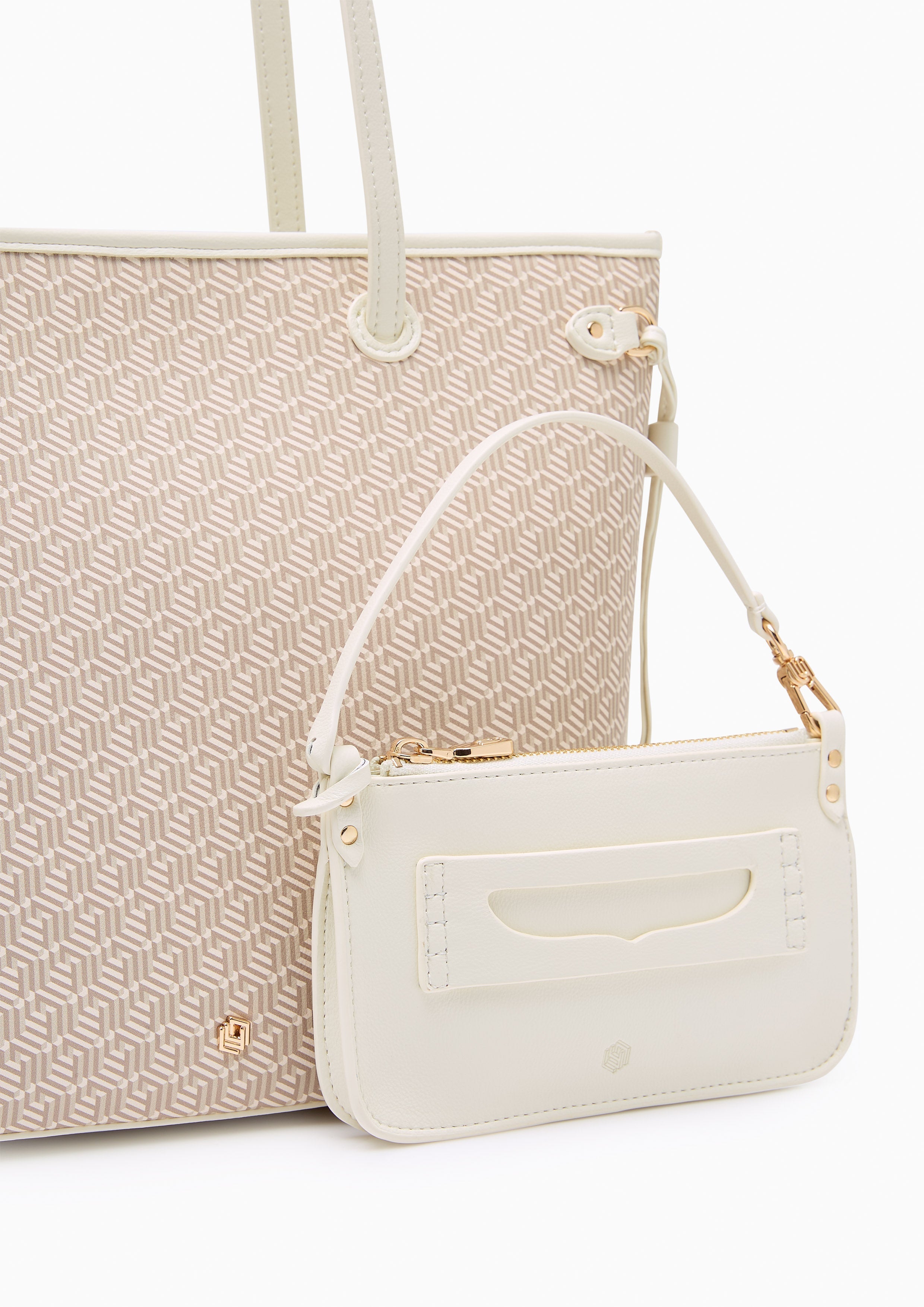 Milton Infinite L Tote Bag Ivory