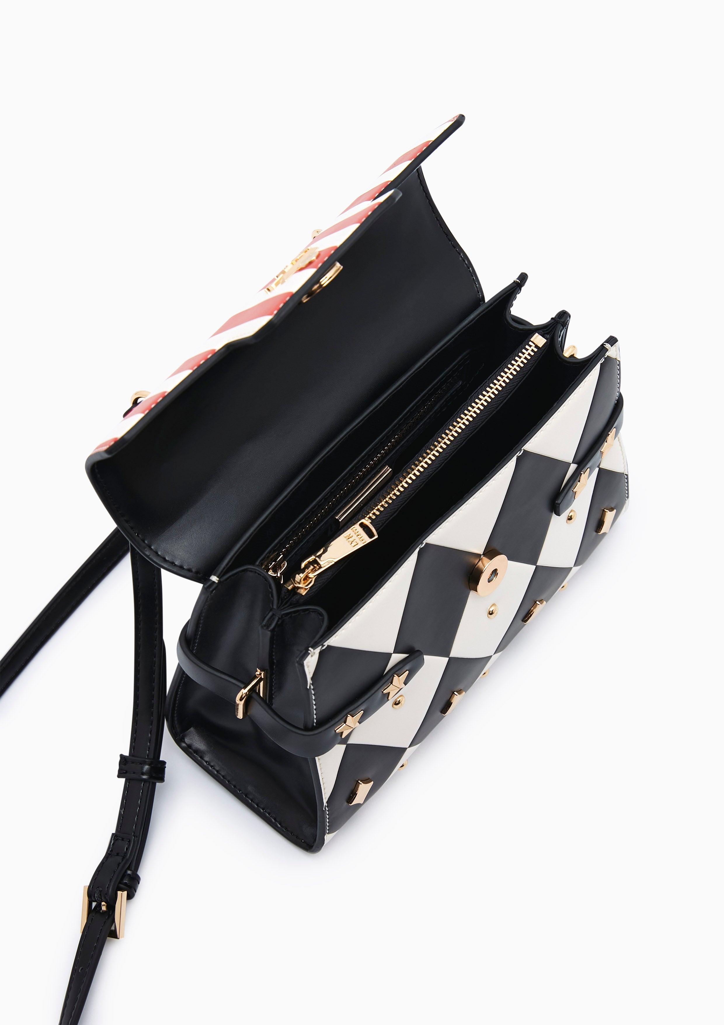 Re-Edit Wonder Ray Top Handle Bag S Black