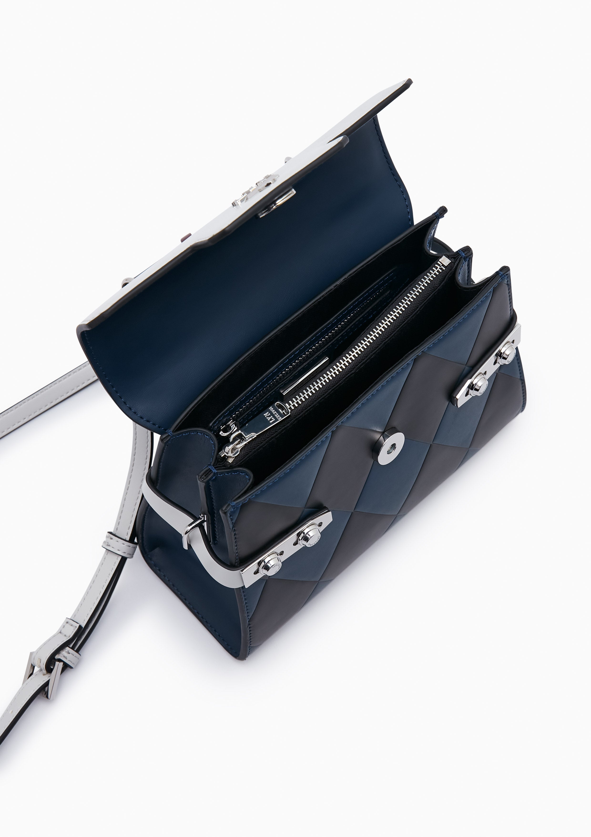 Re-Edit Wonder Ray Top Handle Bag S Blue