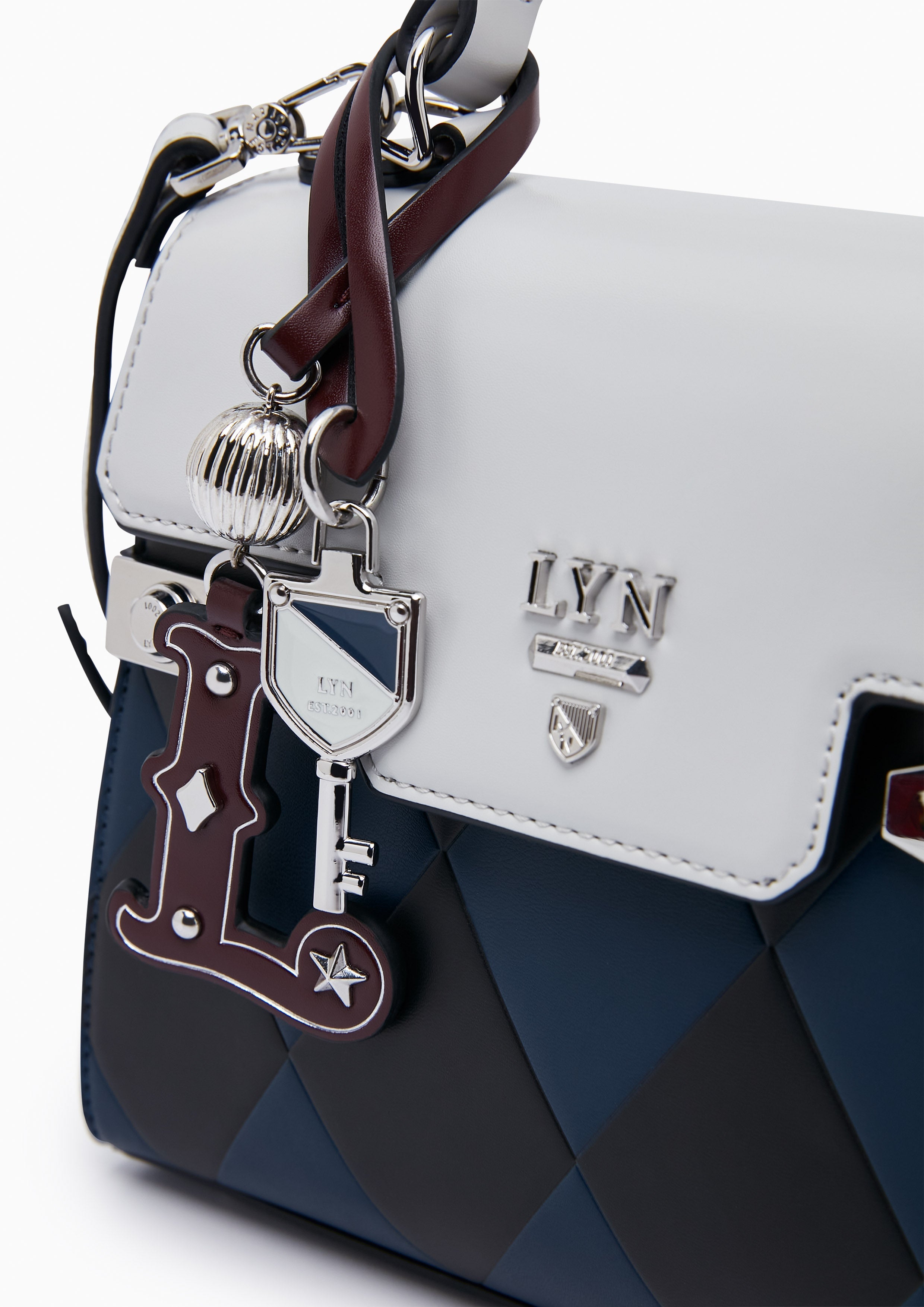 Re-Edit Wonder Ray Top Handle Bag S Blue