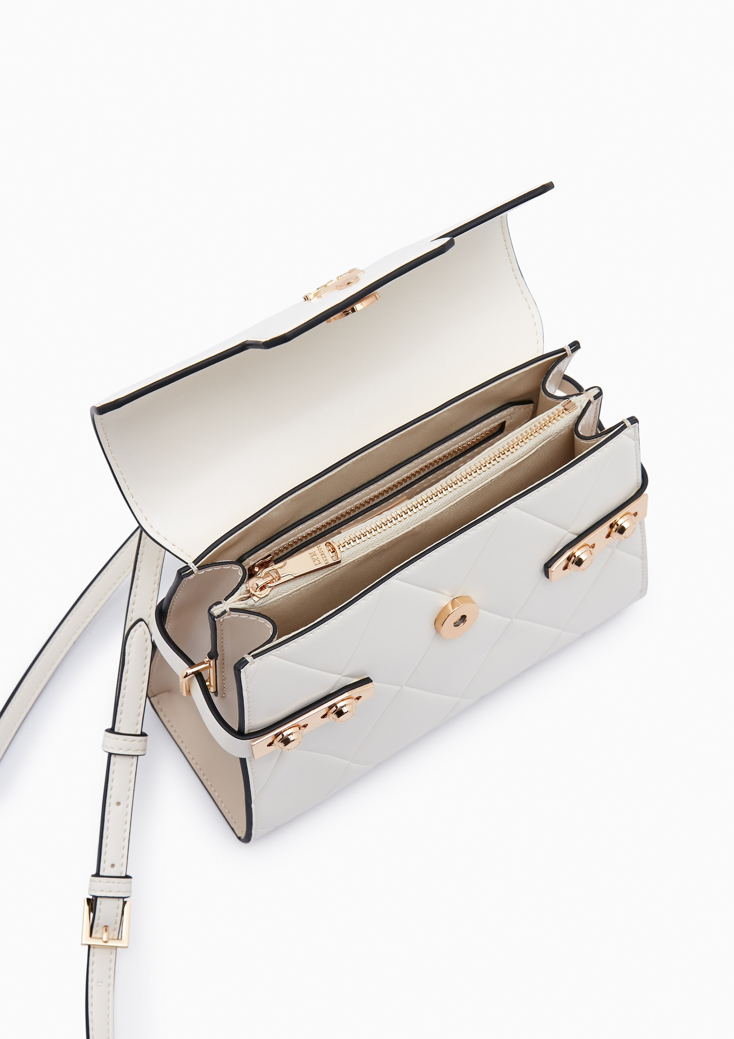 Re-Edit Wonder Ray Top Handle Bag S Ivory
