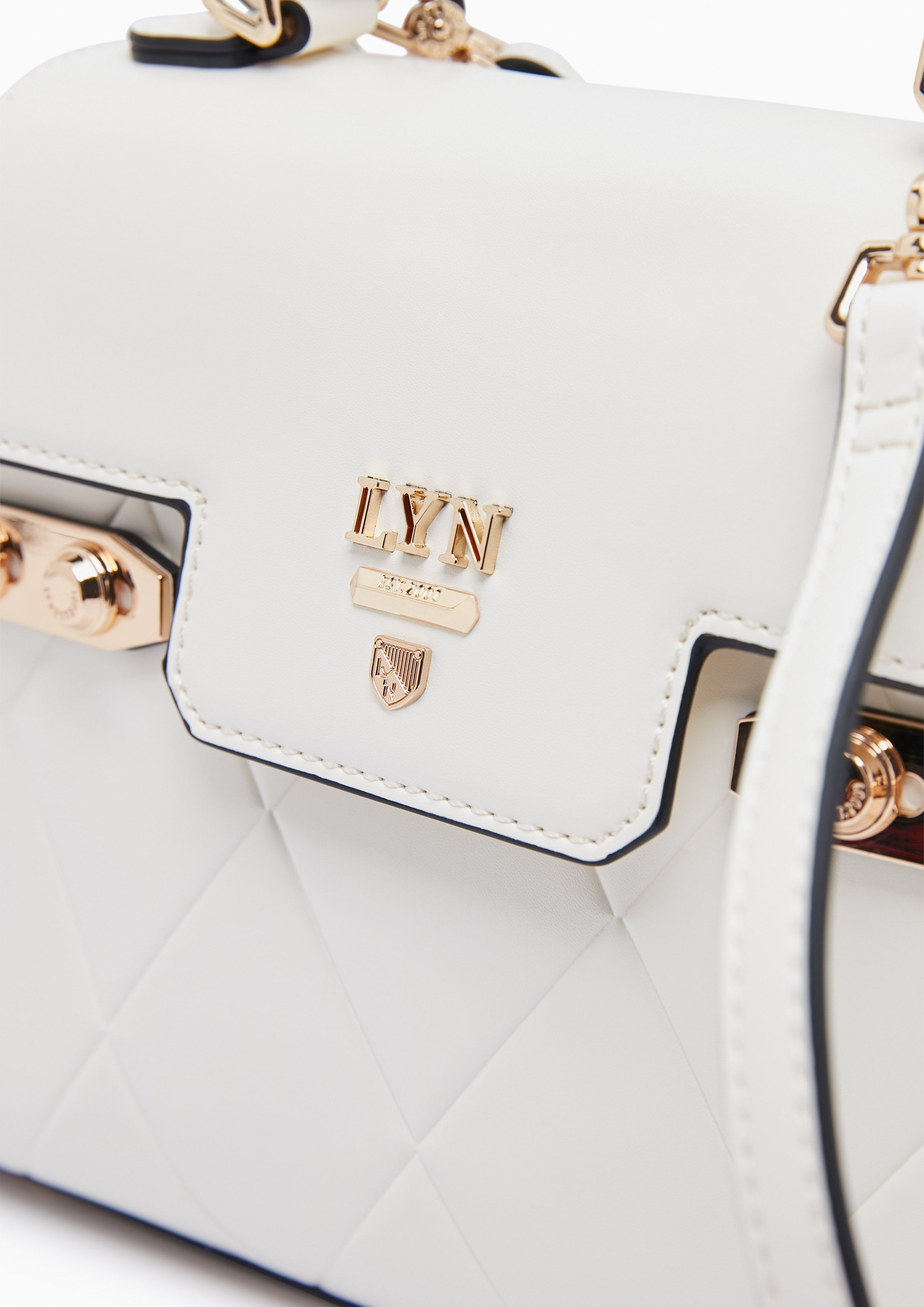 Re-Edit Wonder Ray Top Handle Bag S Ivory