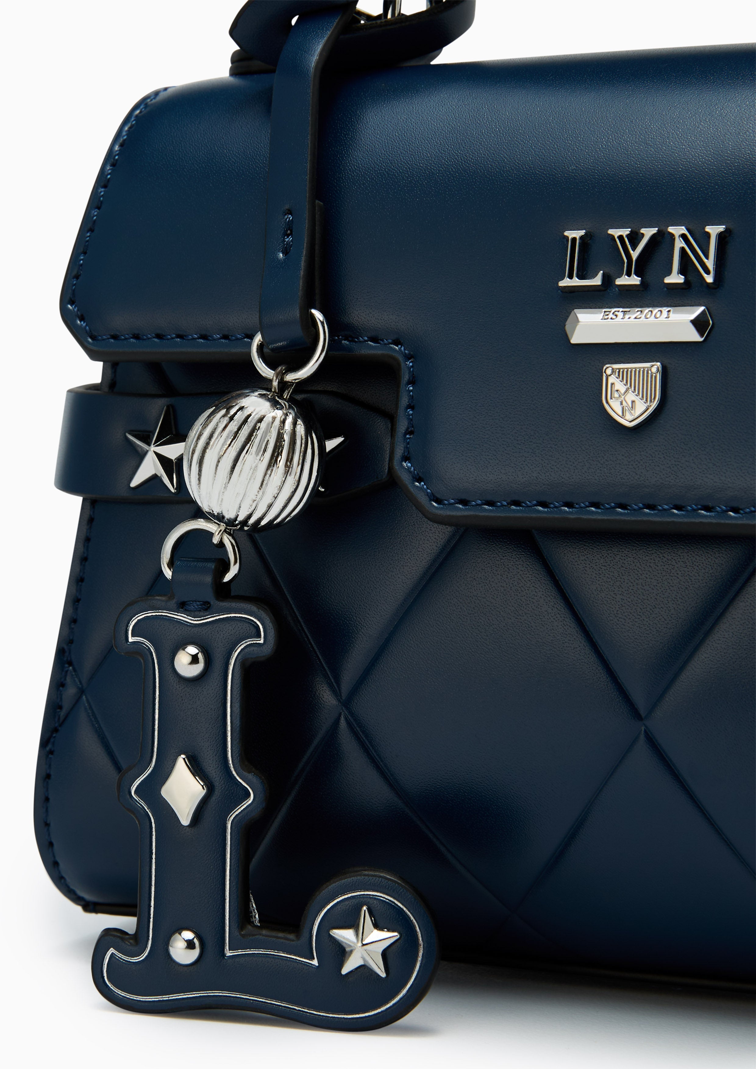 Re-Edit Wonder Ray Top Handle Bag Xs Navy
