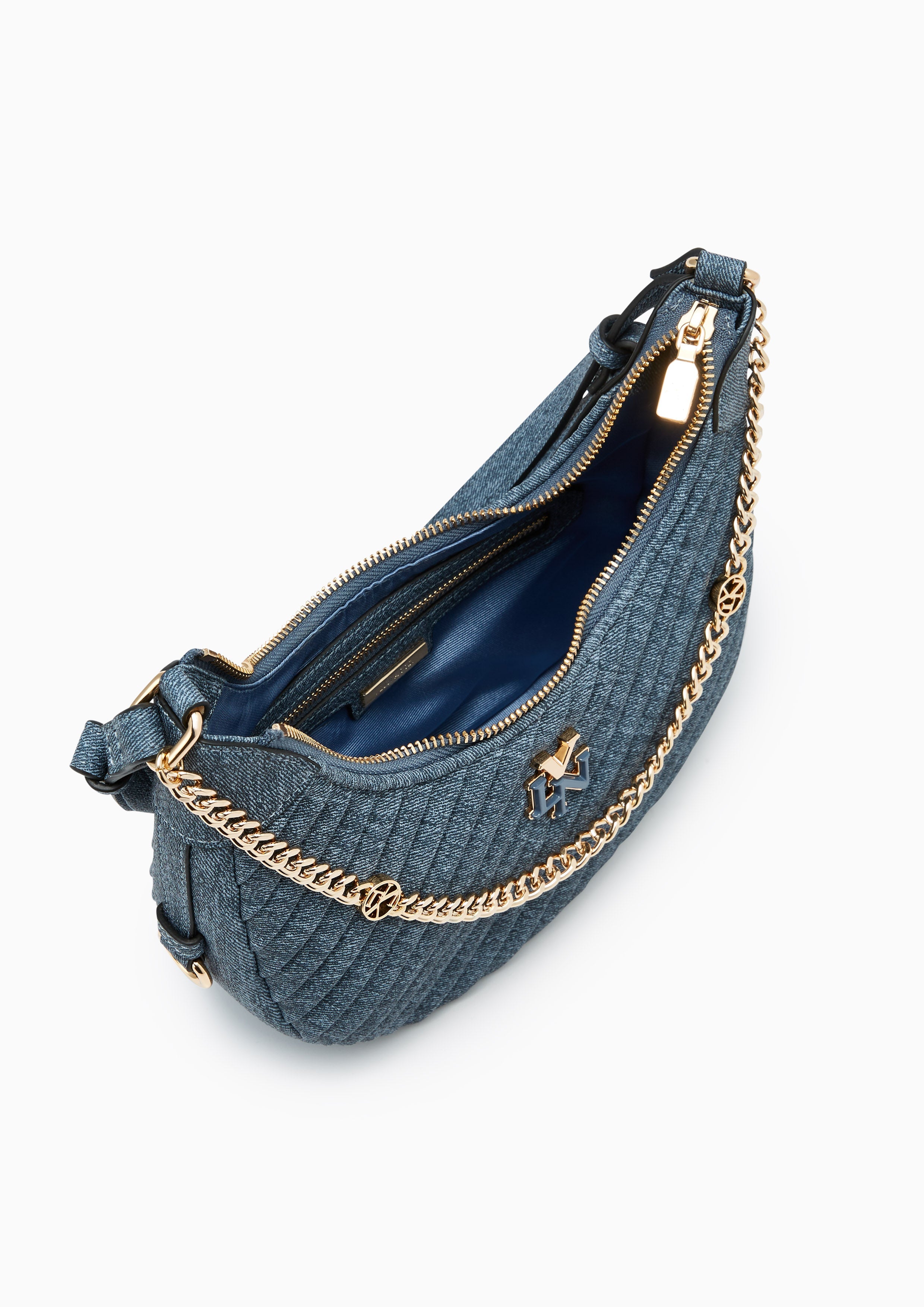 Pleat Rexha M Shoulder Bag Blue