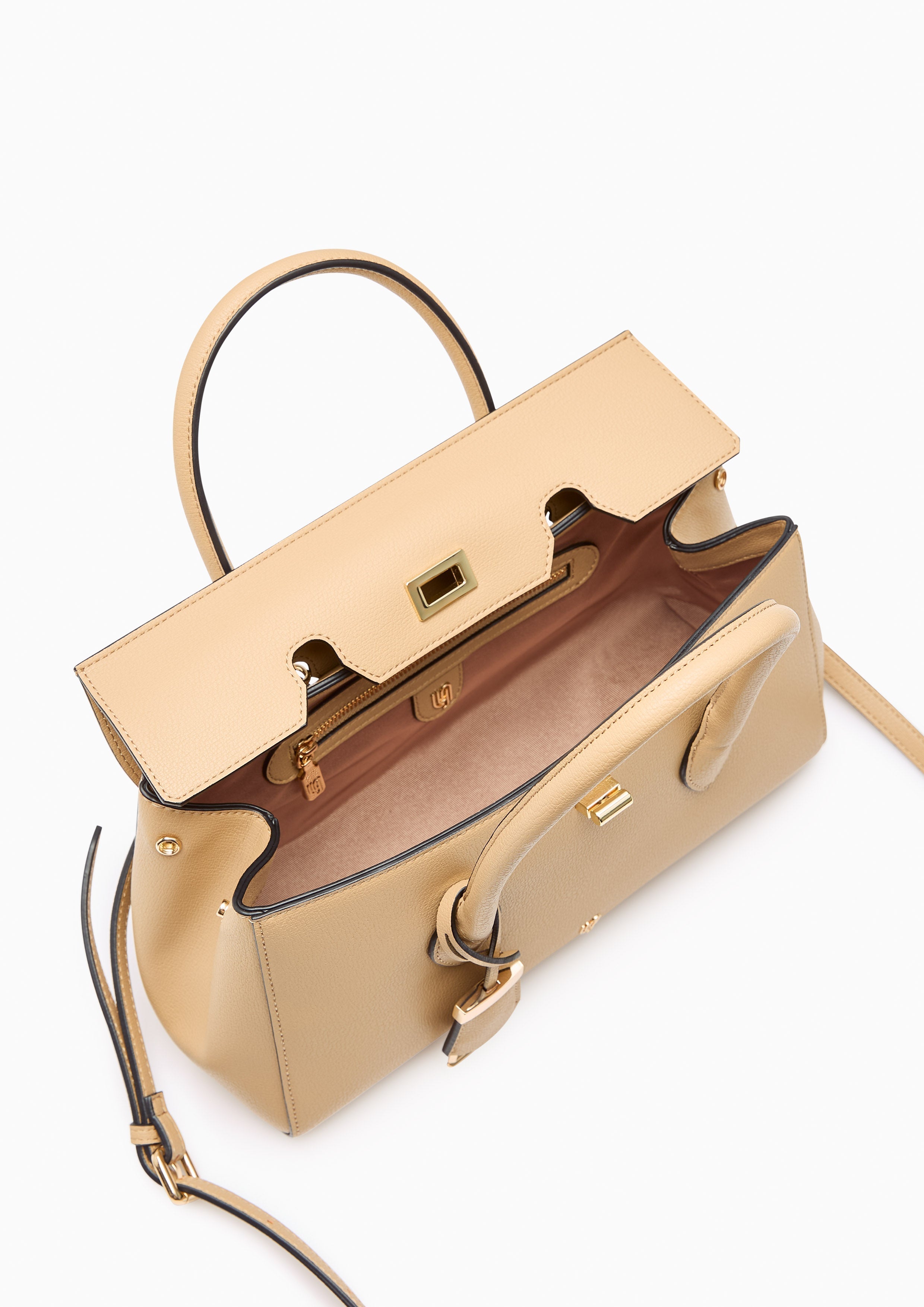 Sydney Infinite M Top Handle Bag Beige