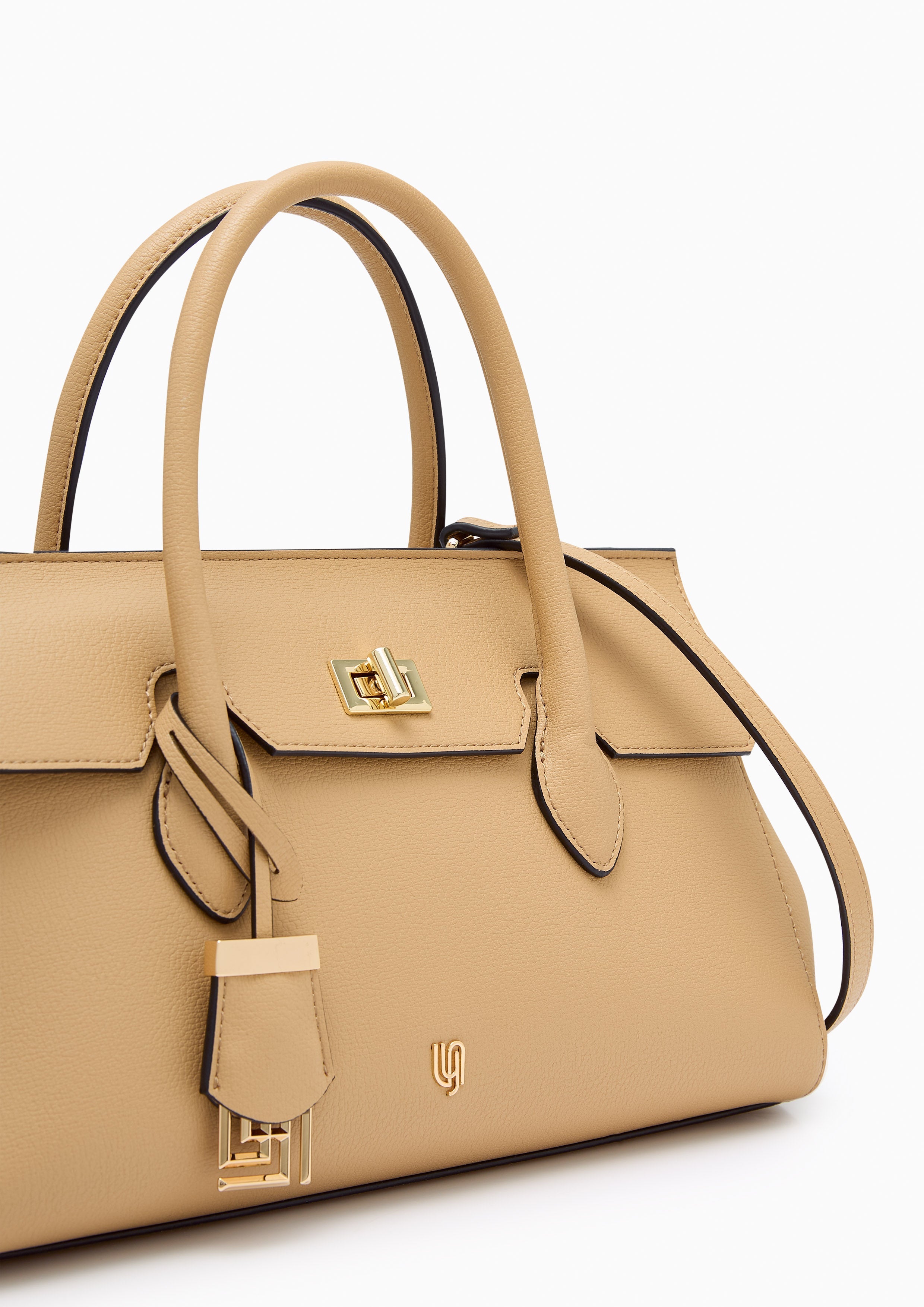 Sydney Infinite M Top Handle Bag Beige
