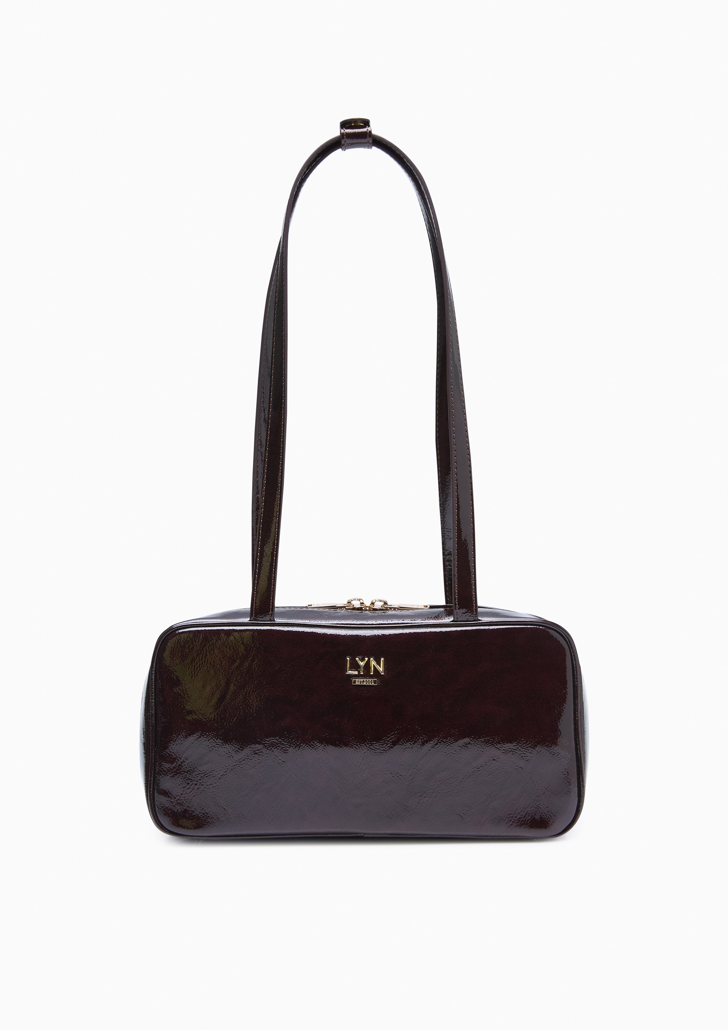 Megan M Shoulder Bag Dark Red