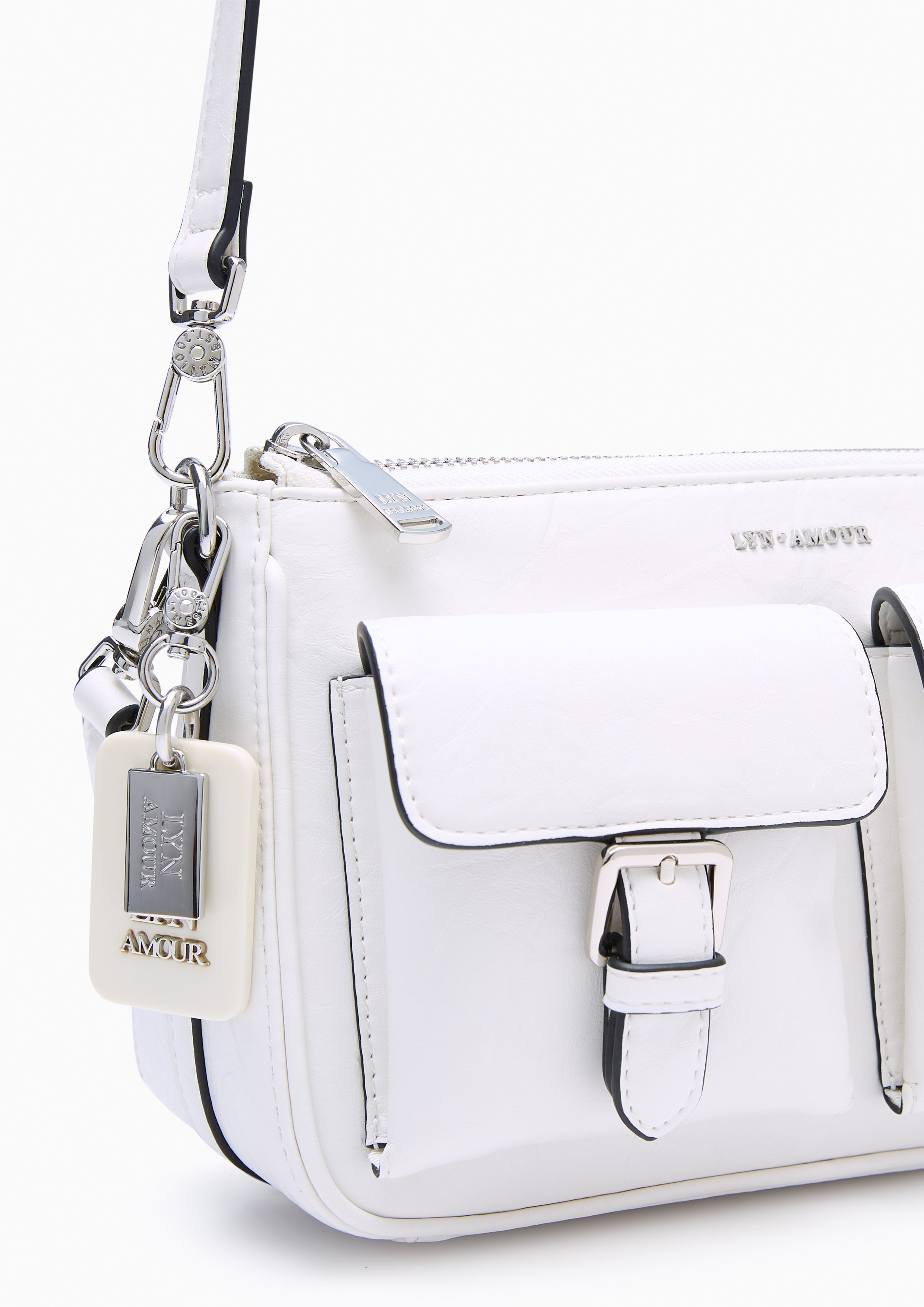 Mila S Shoulder Bag White