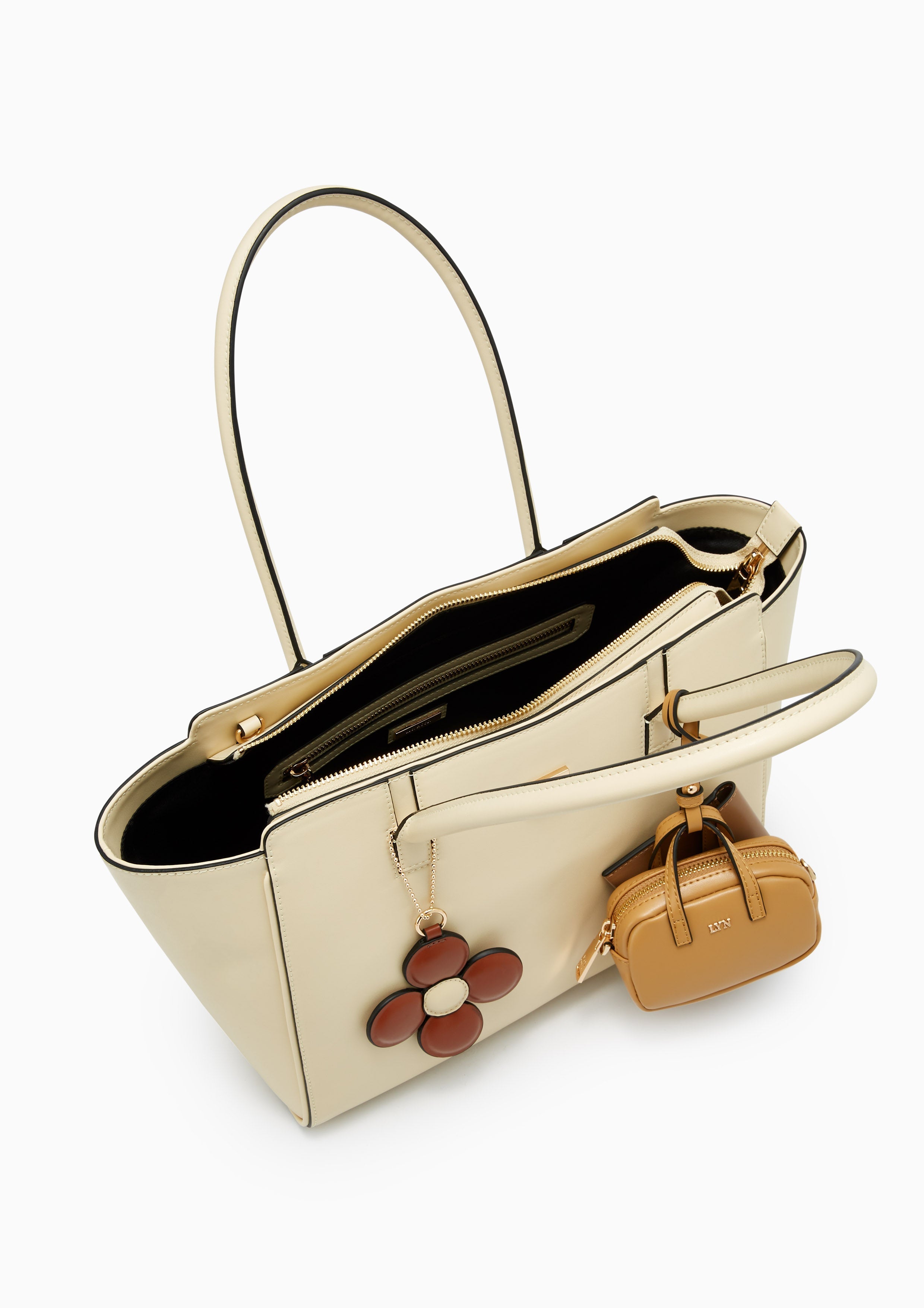 Danielle Xl Tote Bag Beige