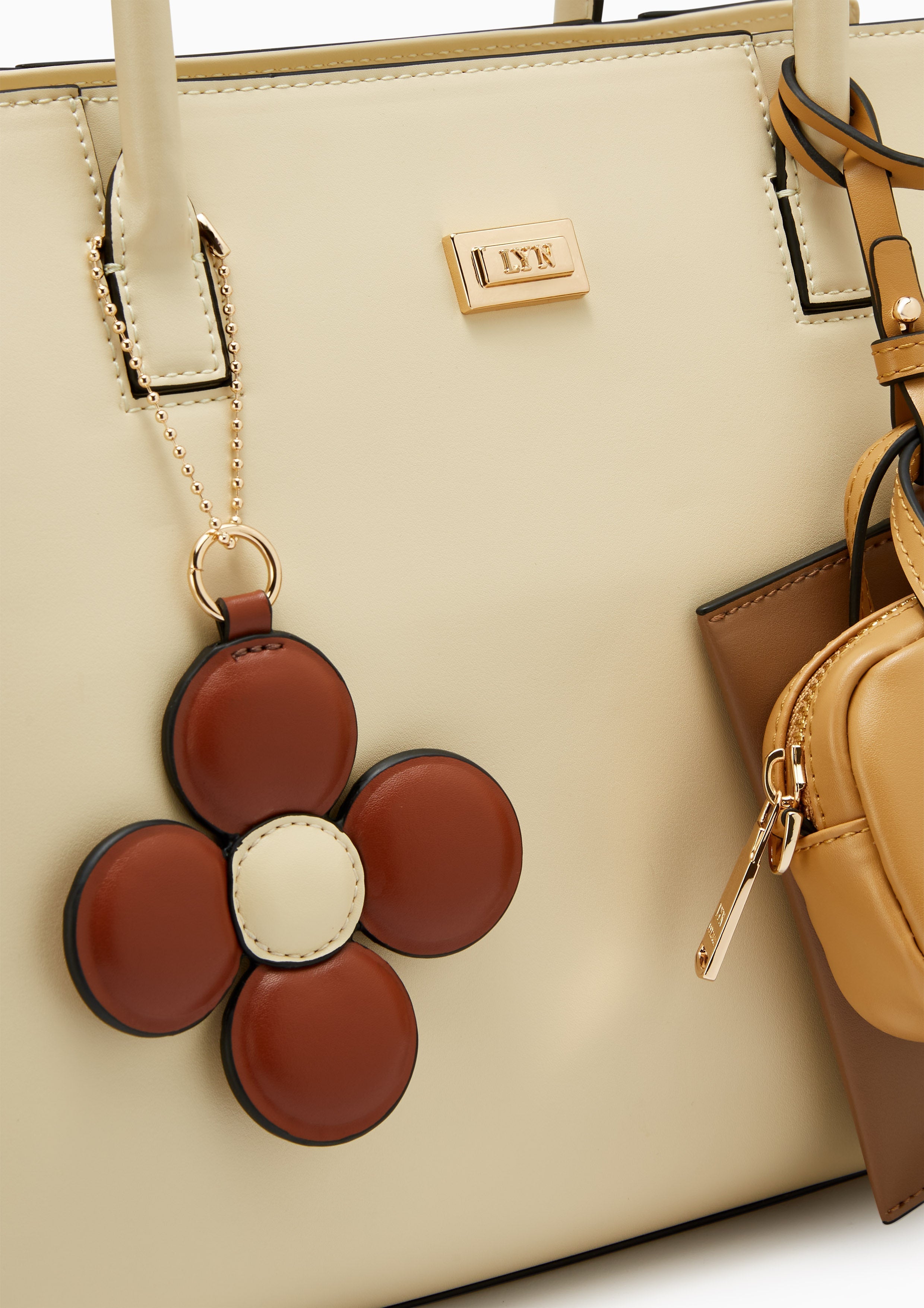 Danielle Xl Tote Bag Beige