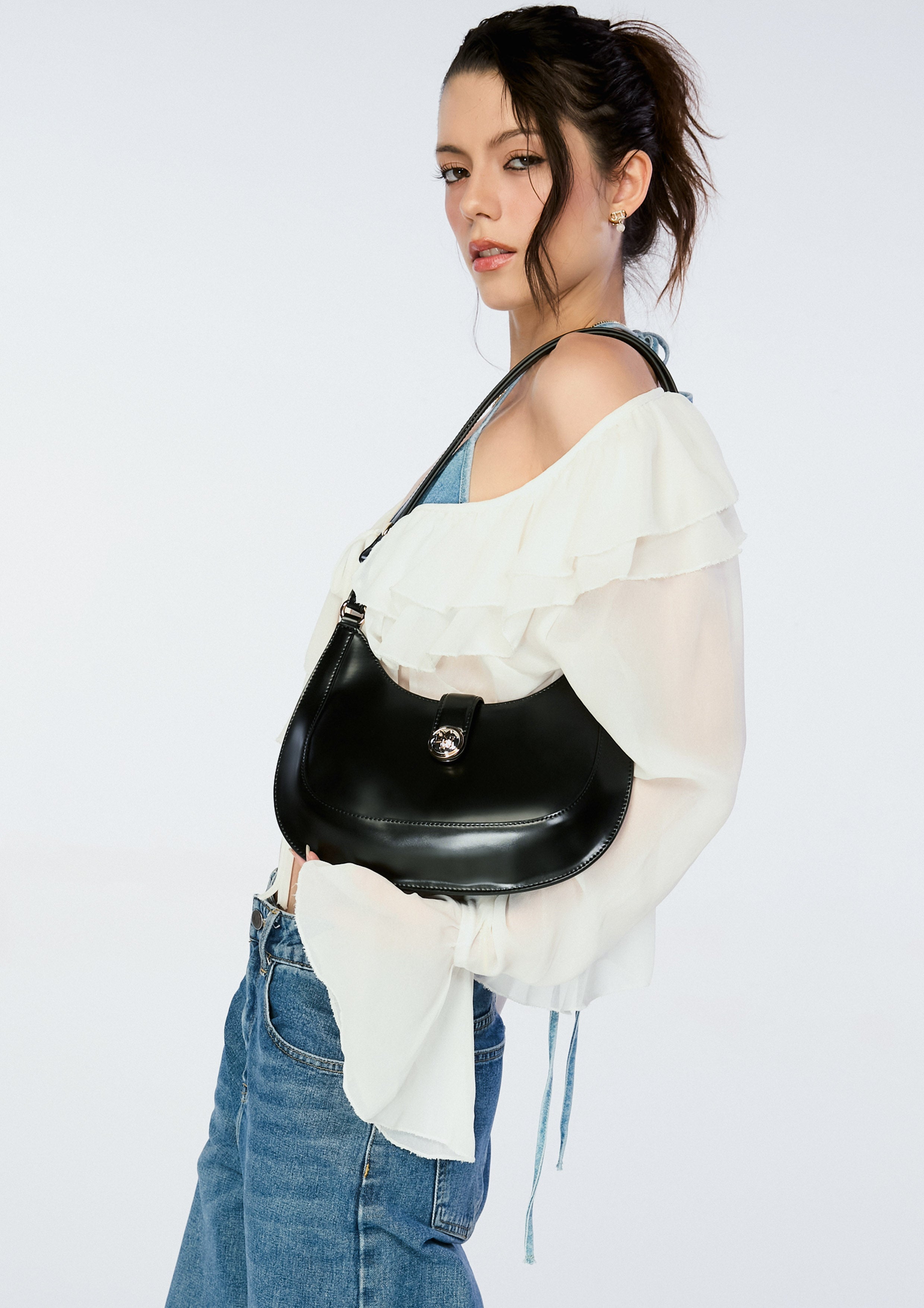 Venus M Shoulder Bag Black