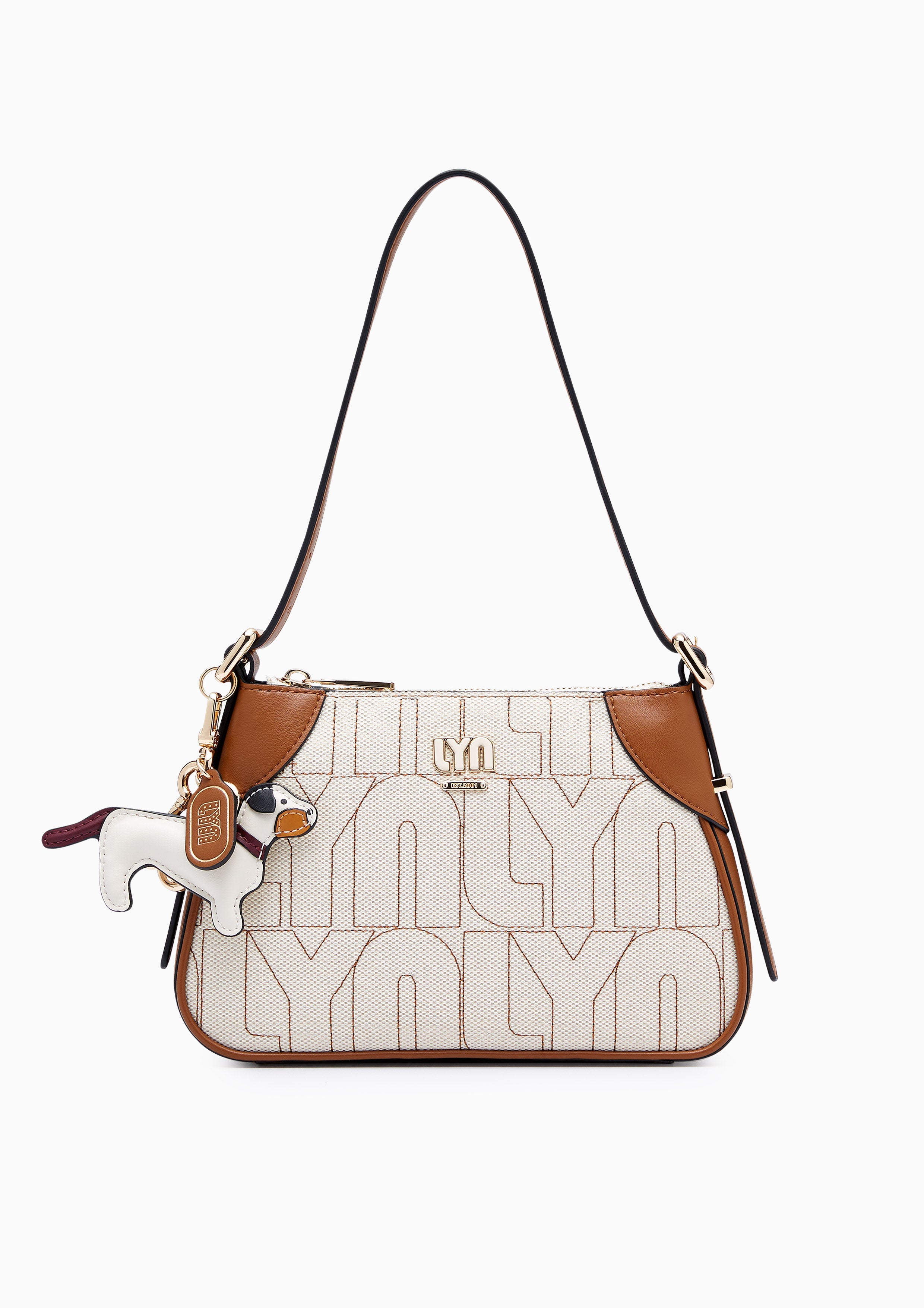 Cadena S Shoulder Bag Brown