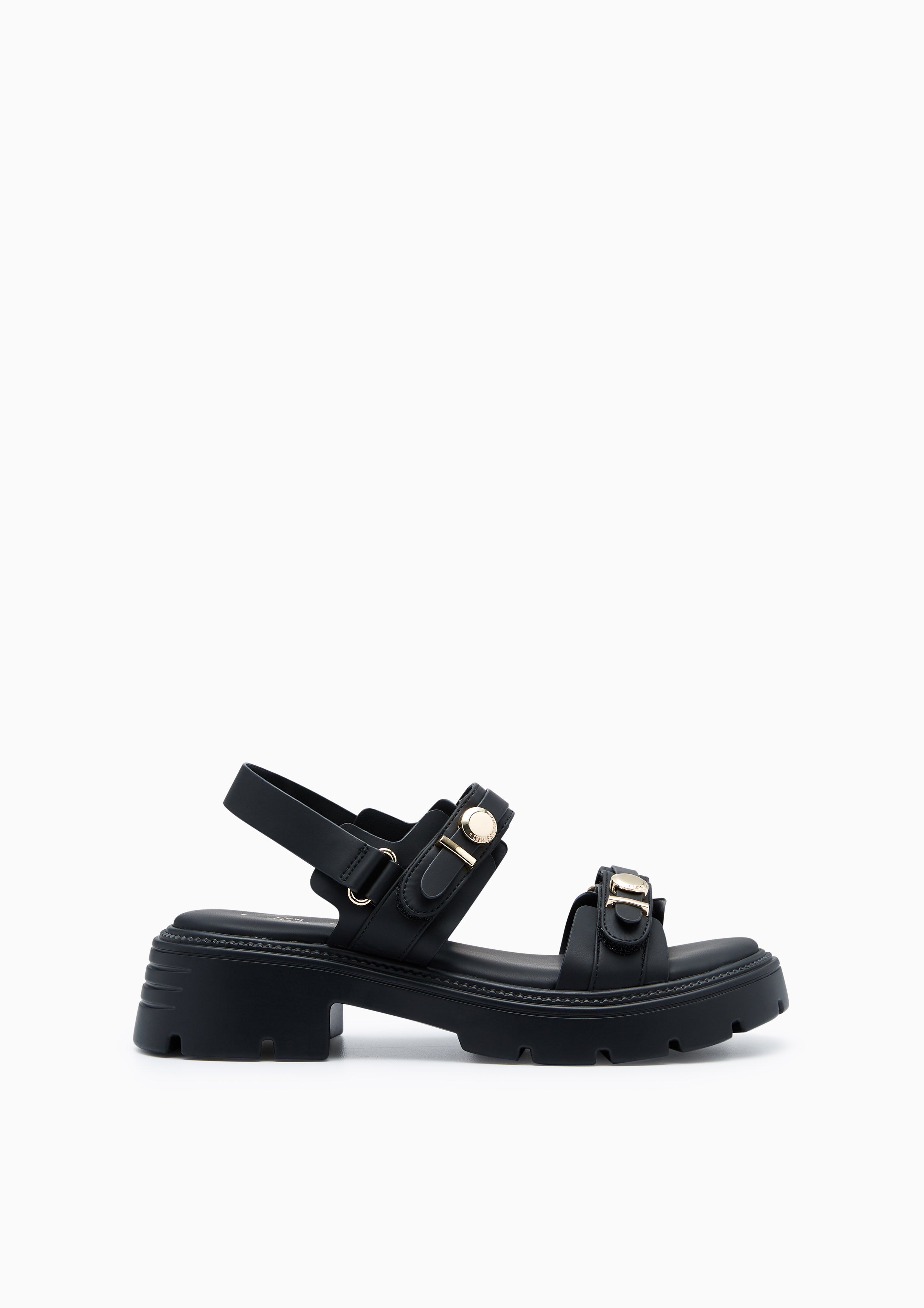 Anderson Slingback Platform Sandals Black