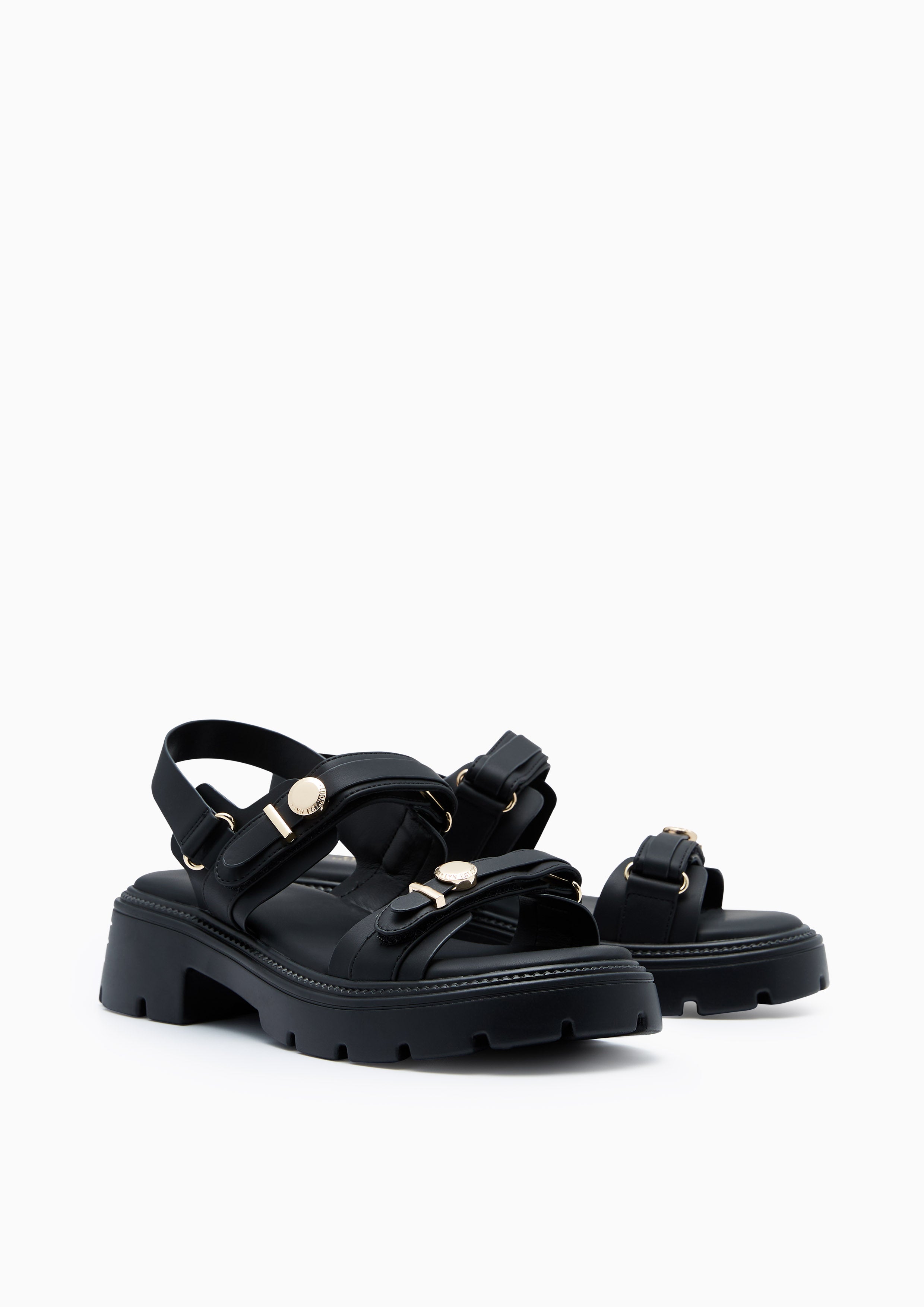 Anderson Slingback Platform Sandals Black