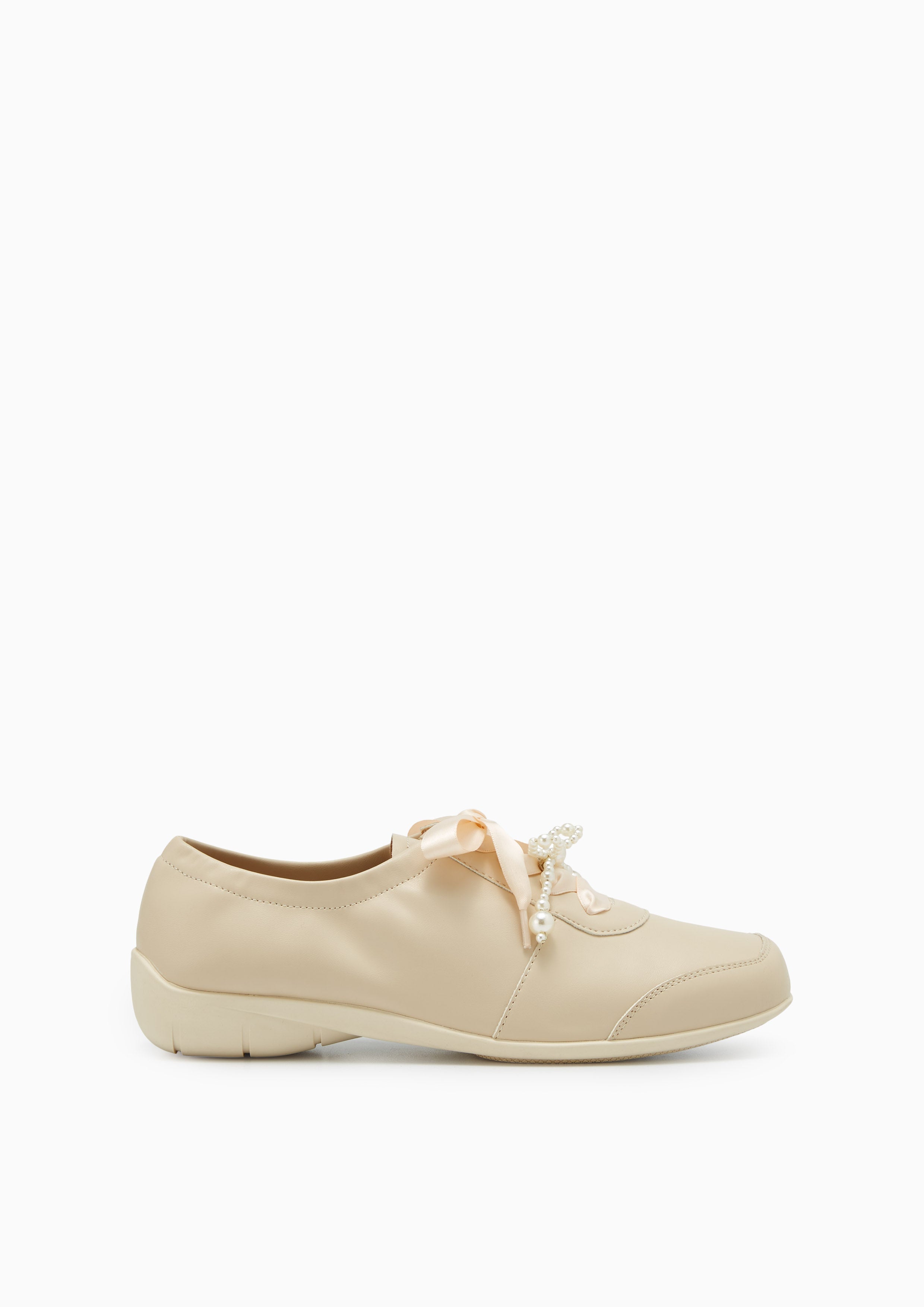 Blakely Lace-Up Sneakers Ivory