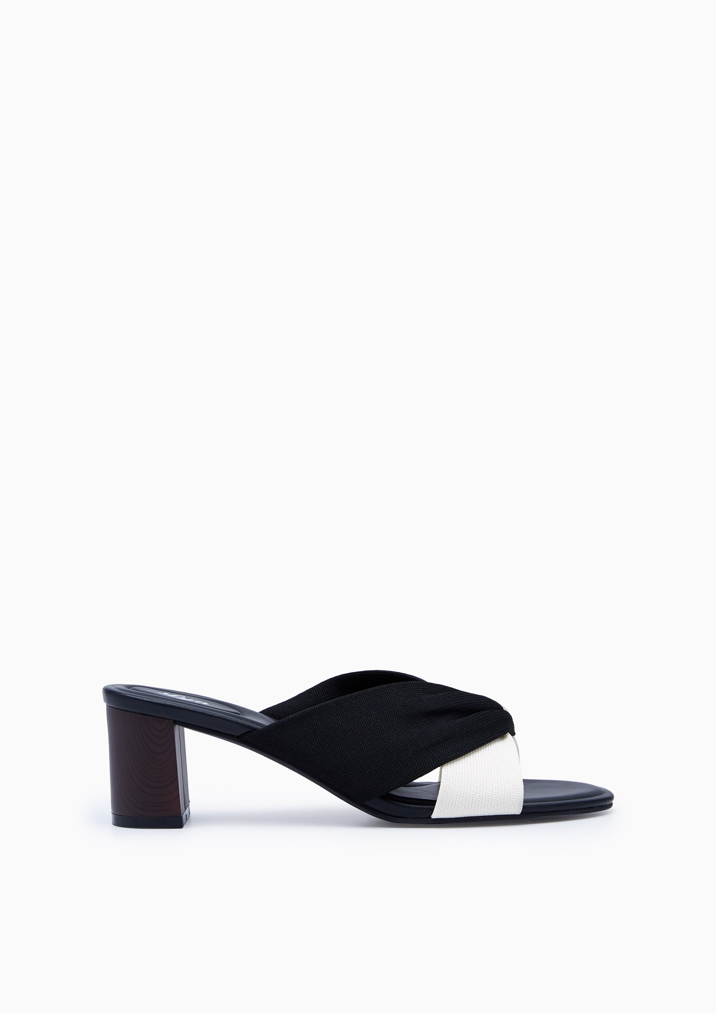 Twist Mid Heels Black