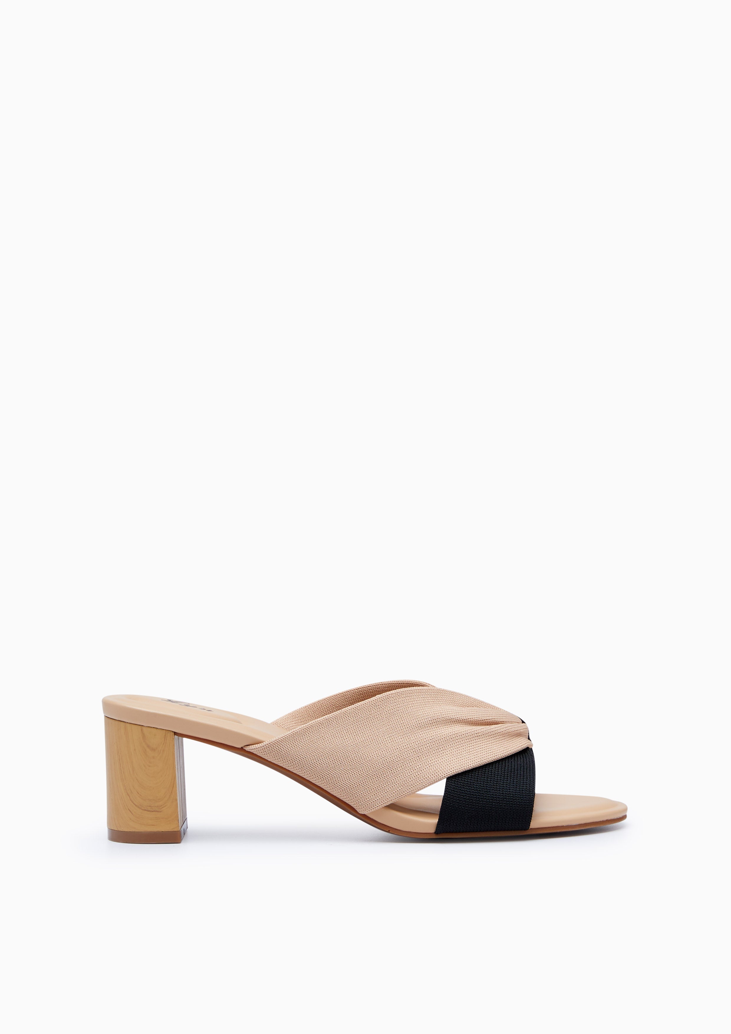 Twist Mid Heels Ivory