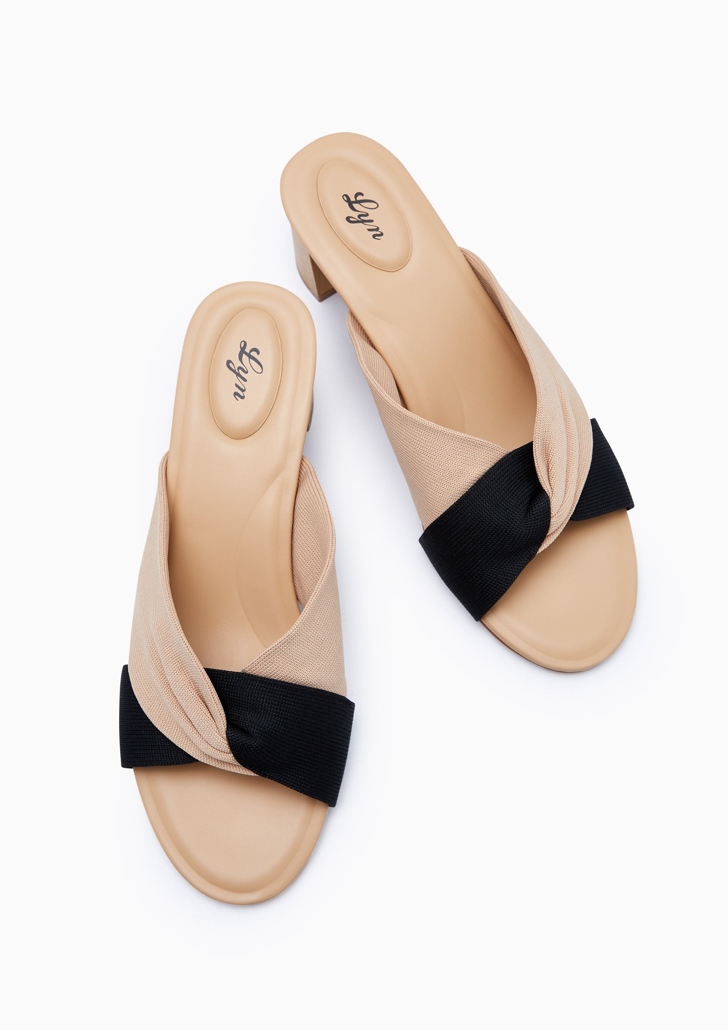 Twist Mid Heels Ivory