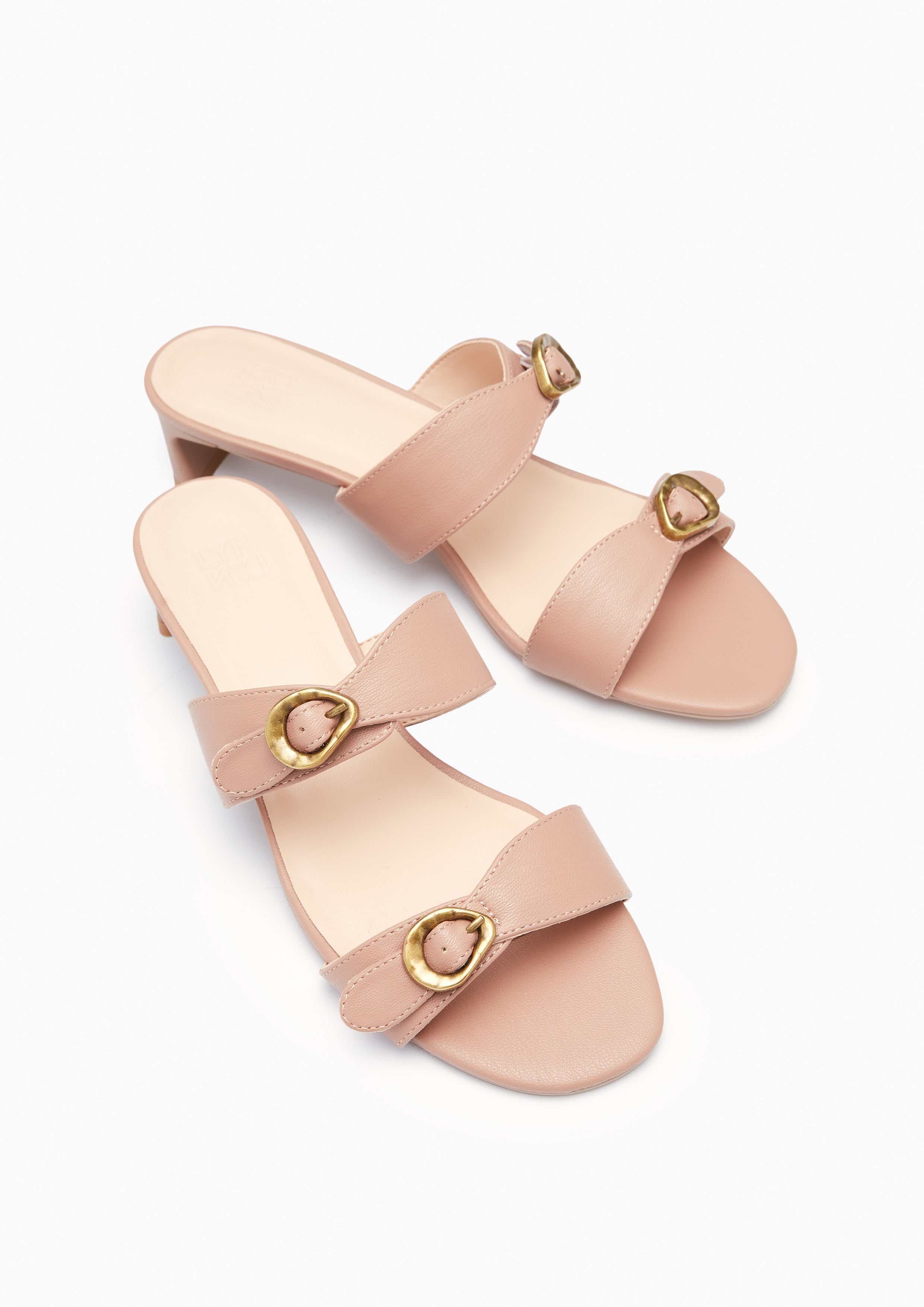 Lyna Heeled Sandals Pink