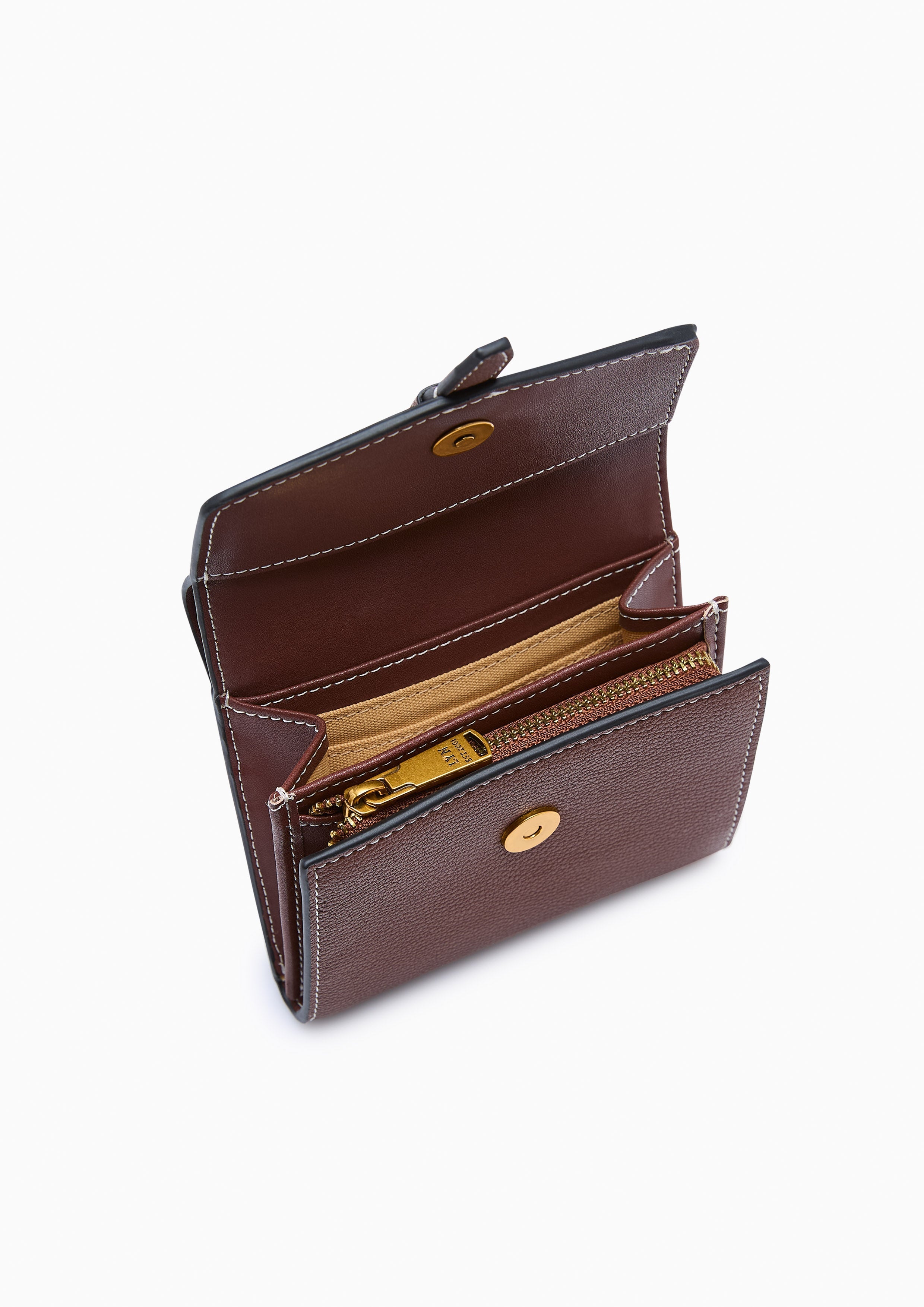 Moria Short Wallet Dark Brown