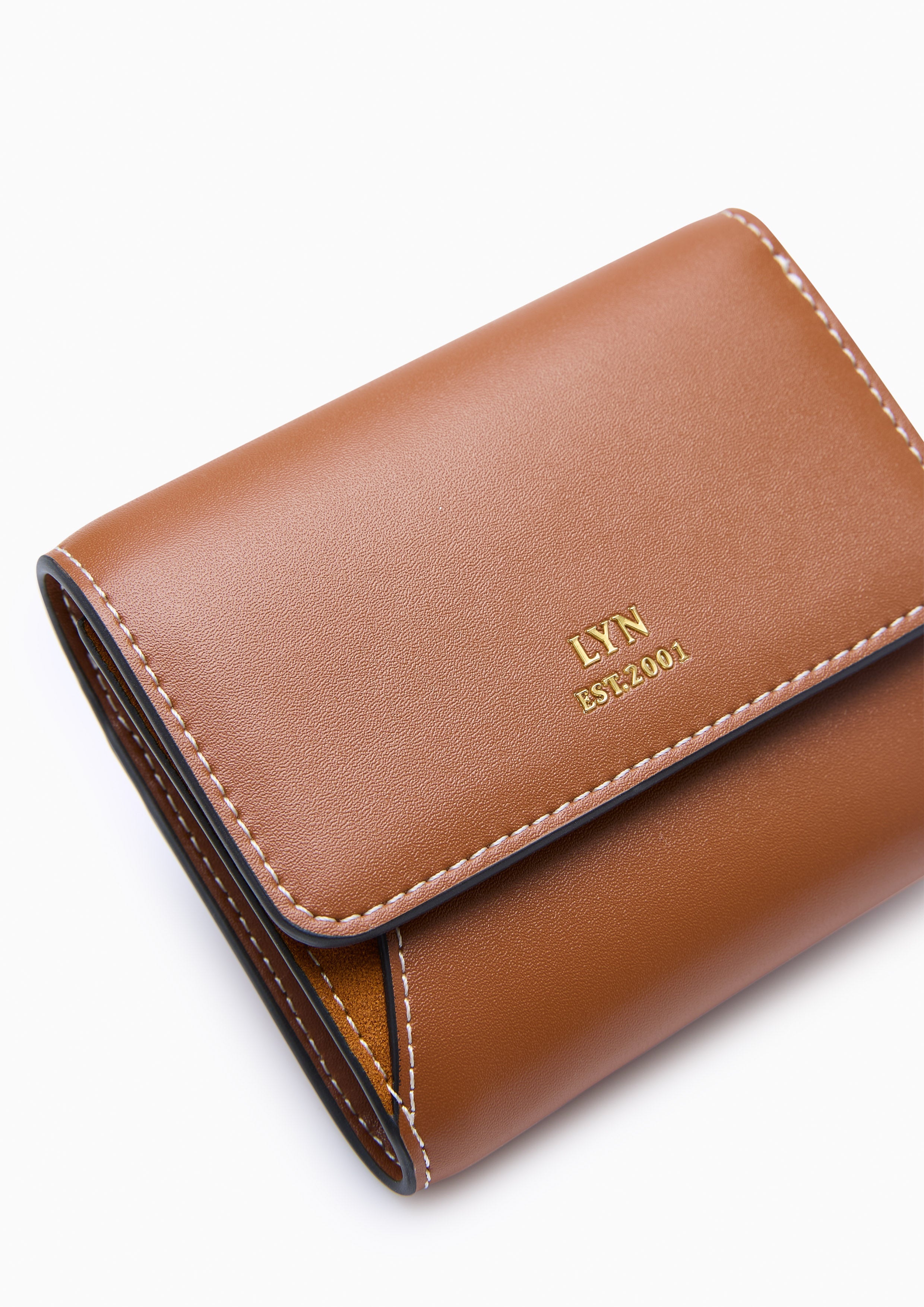 Moria Tri-Fold Wallet Brown