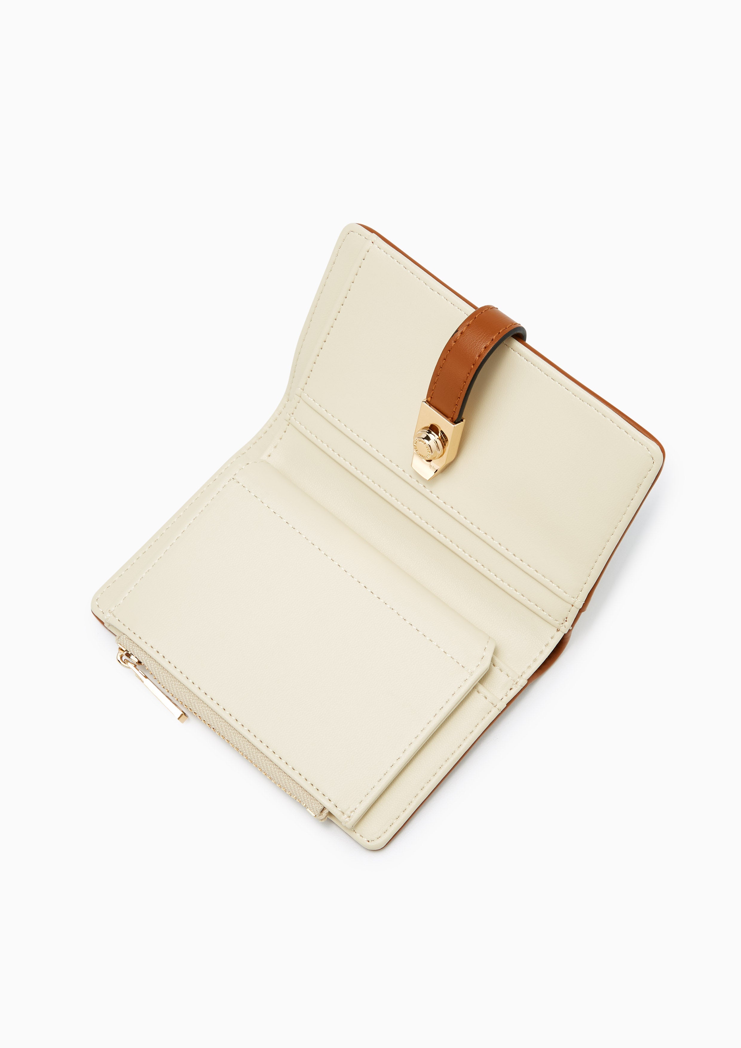 Re-Edit Anderson Ease Semi Wallet Brown