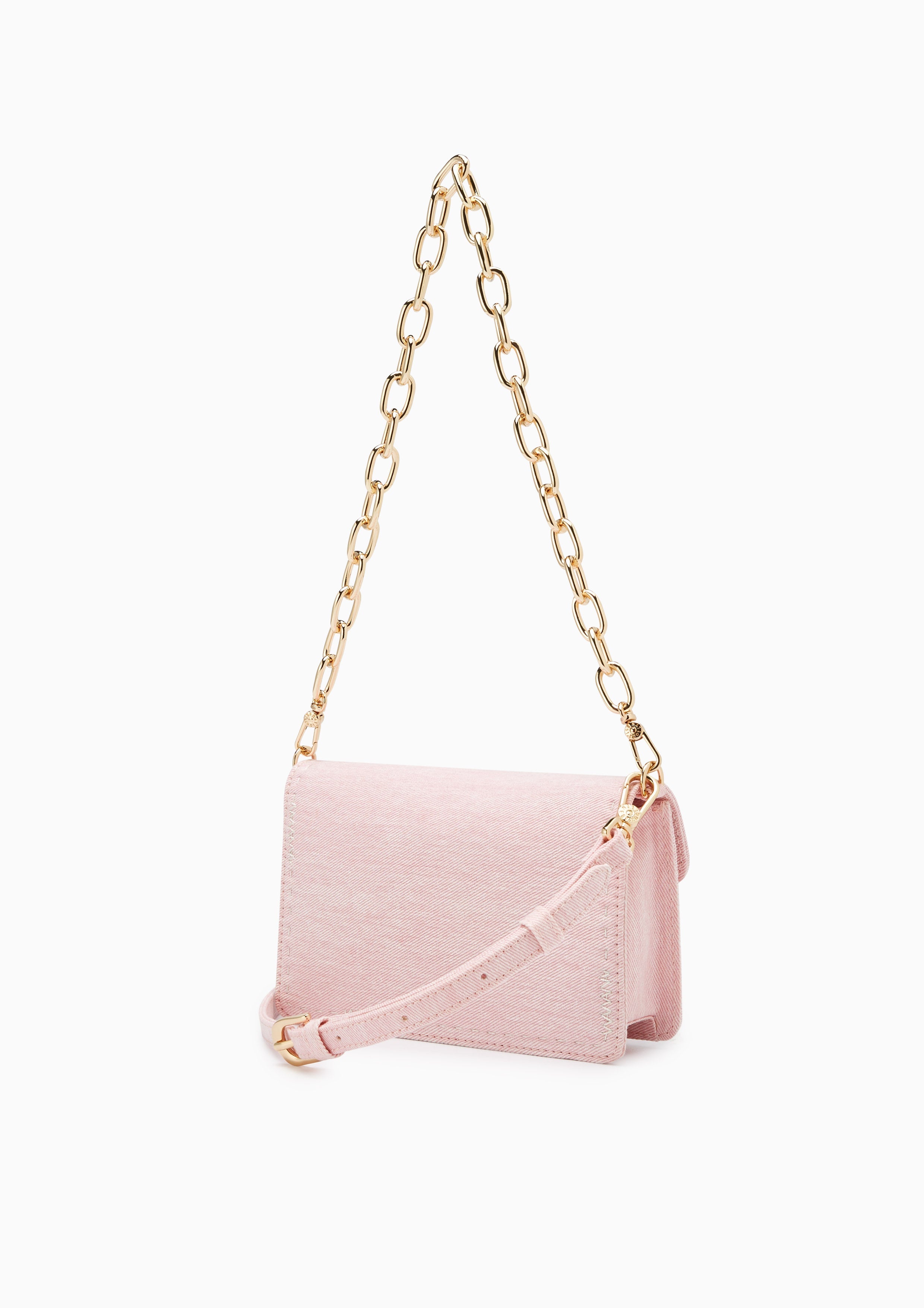 Re-Edit Stitched Wallet On Chain Light Pink