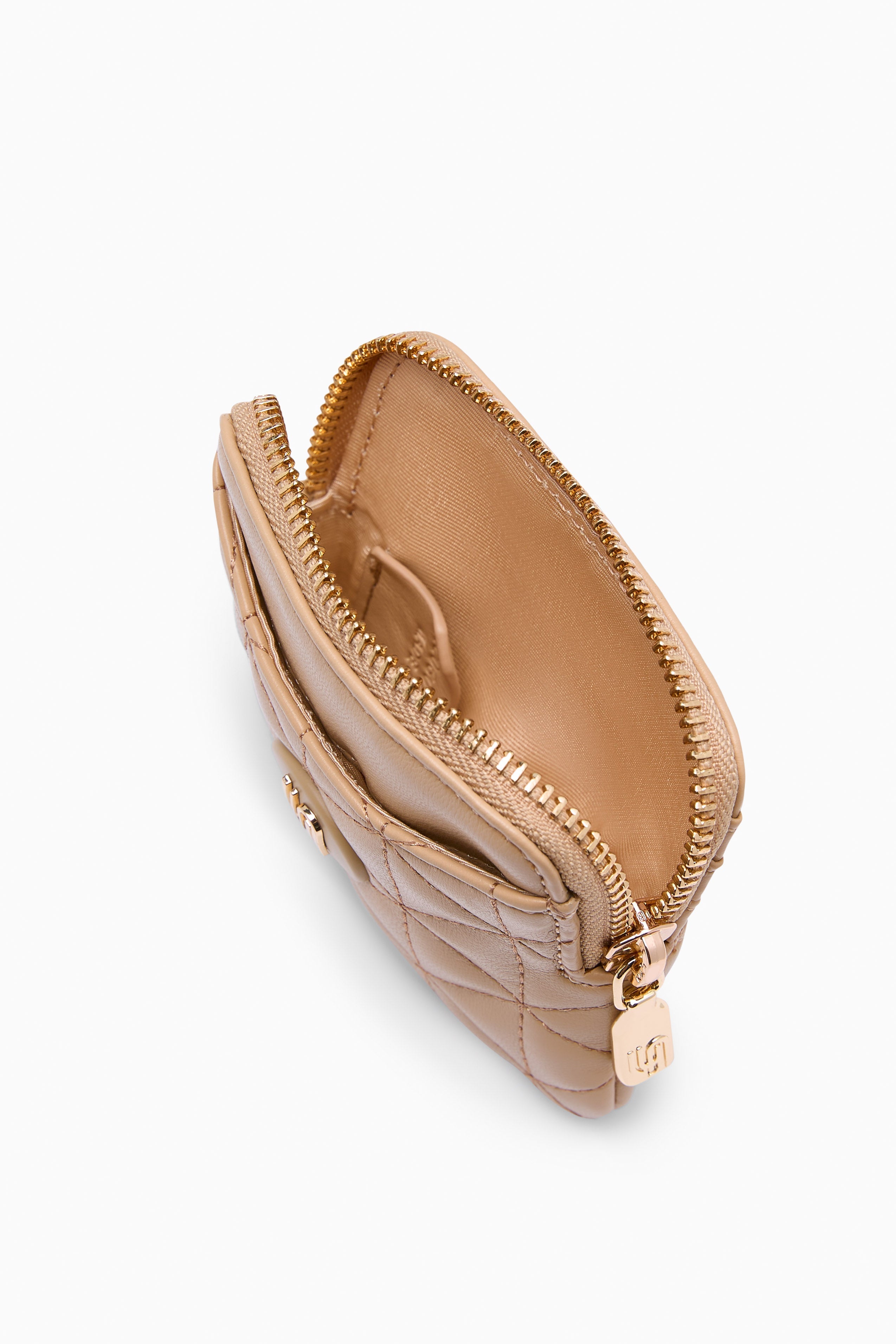 Madison Infinite Short Wallet Dark Beige