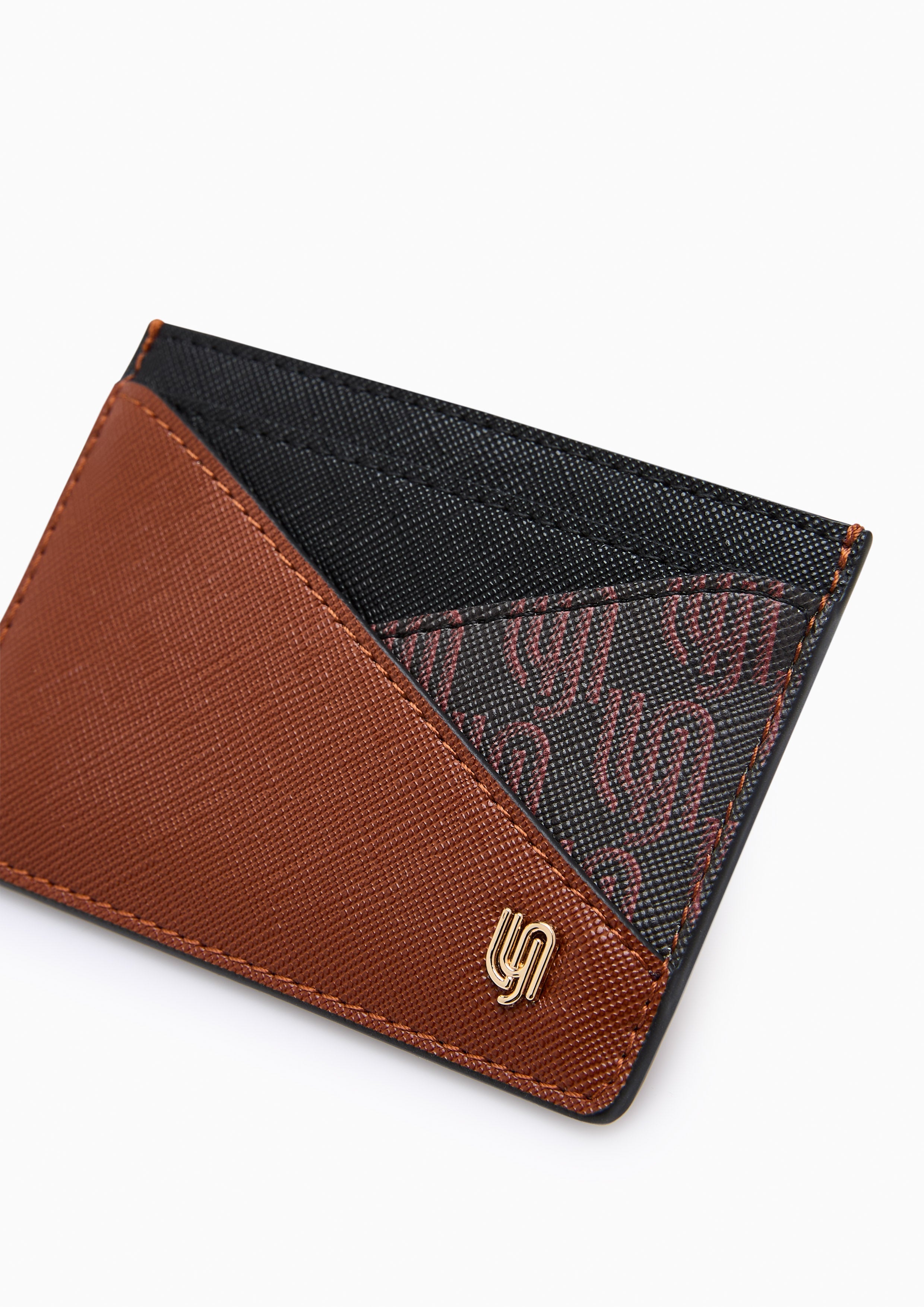 Poka Infinite Card Holder Printed Black