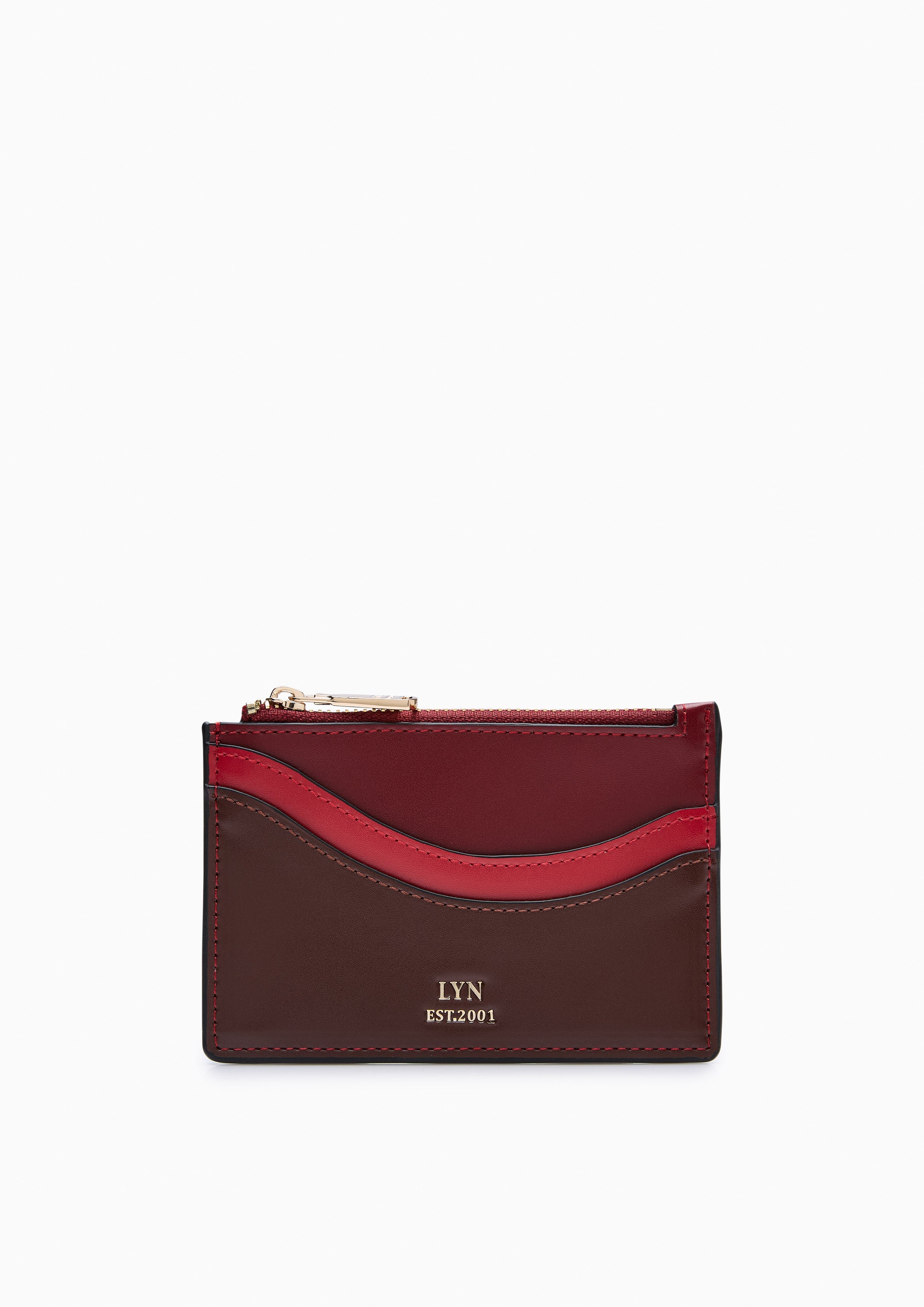 Devyn Card Holder Dark Red