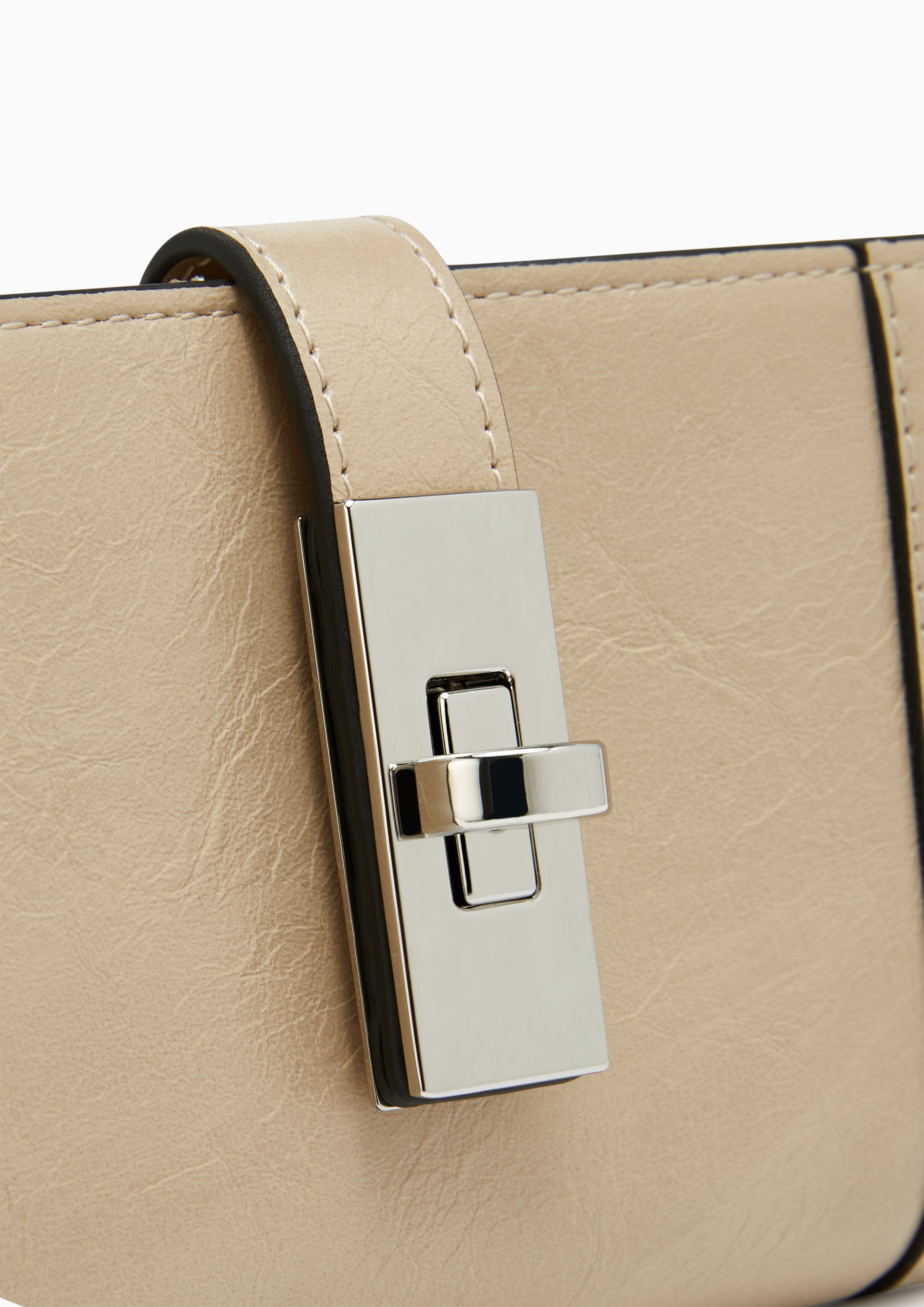Cora Short Wallet Beige