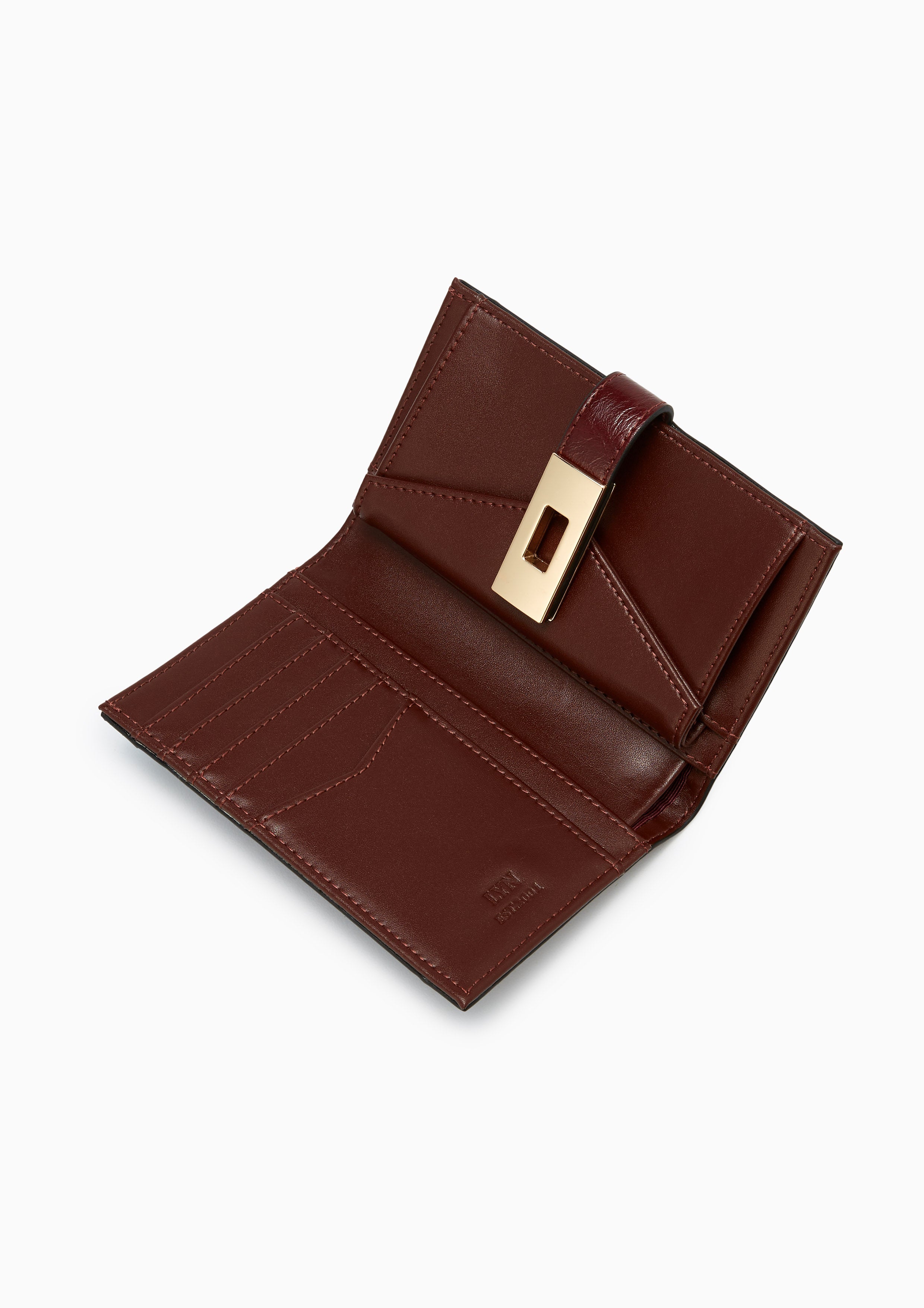 Cora Short Wallet Dark Red