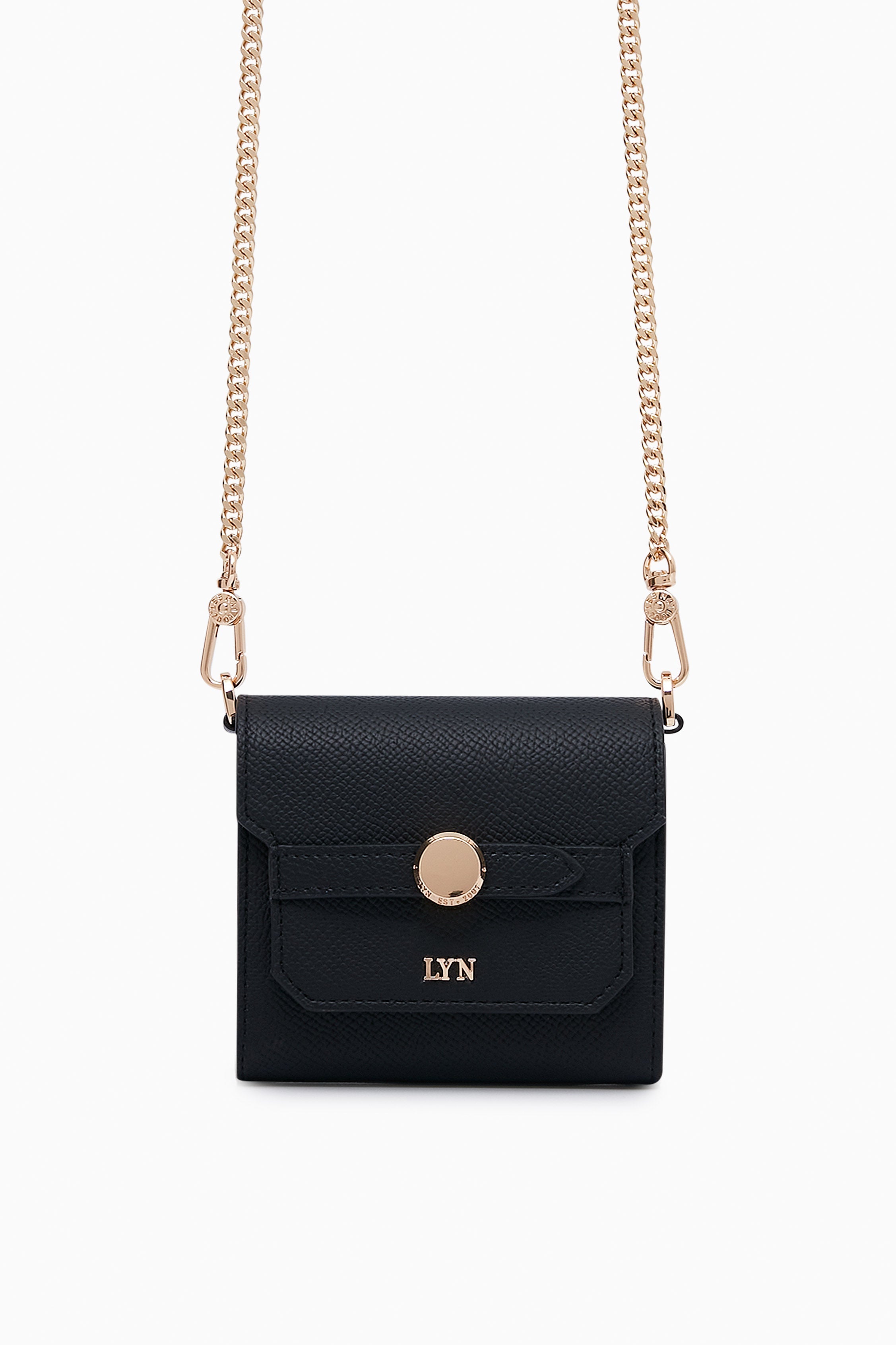 Andera Short Wallet On Chain Black