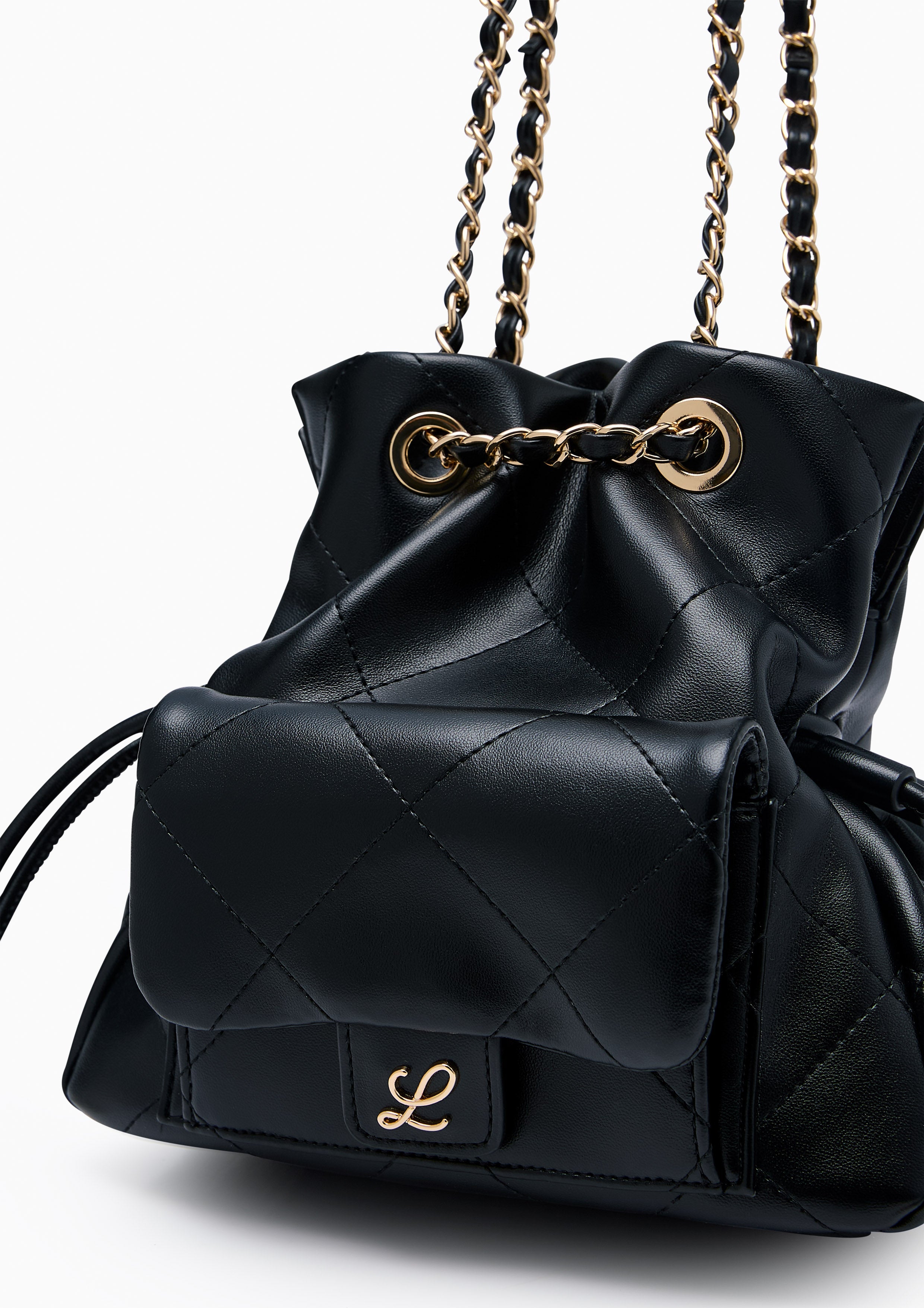 Destiny Ii Drawstring Crossbody Bag Black