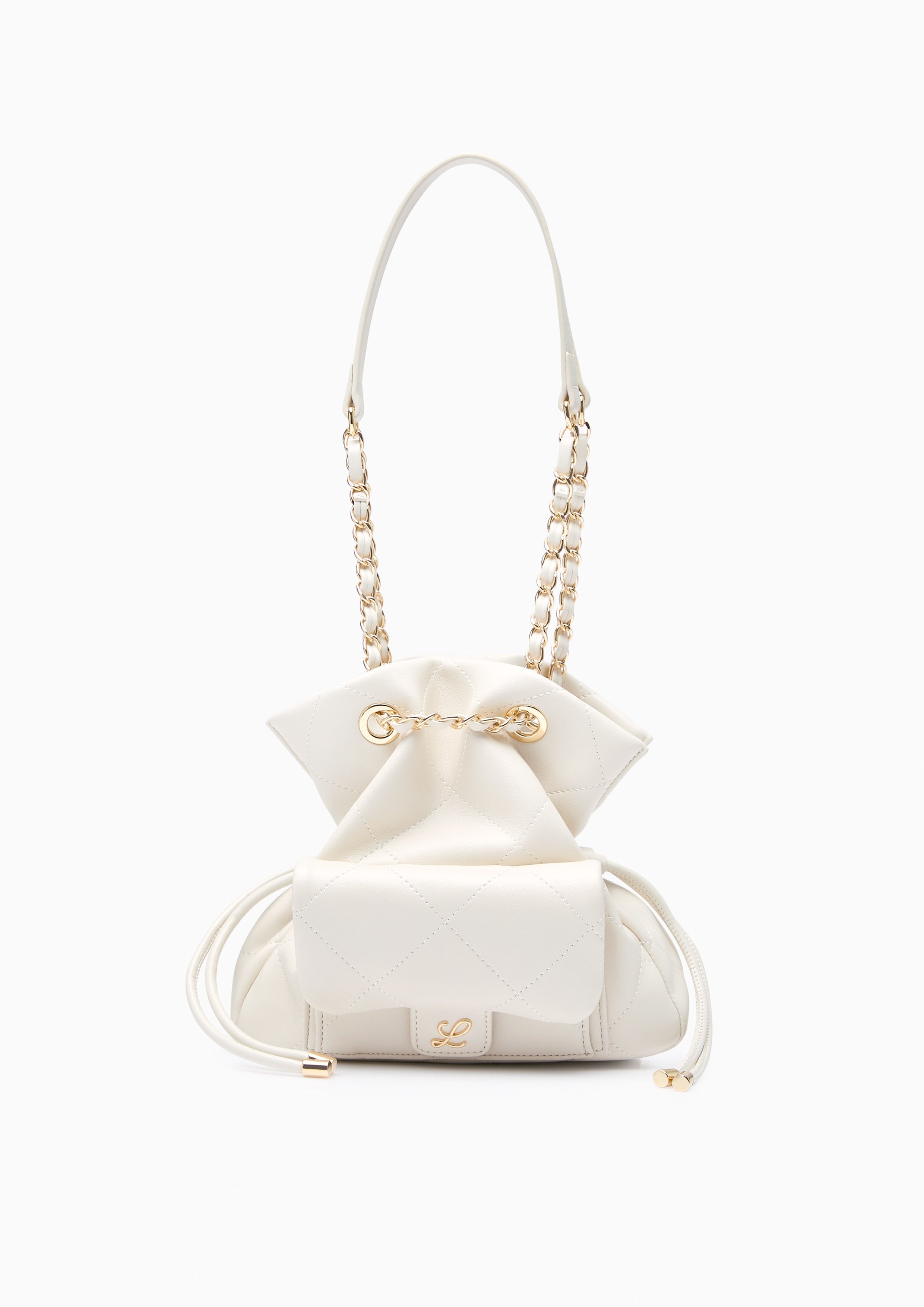 Destiny Ii Drawstring Crossbody Bag Ivory