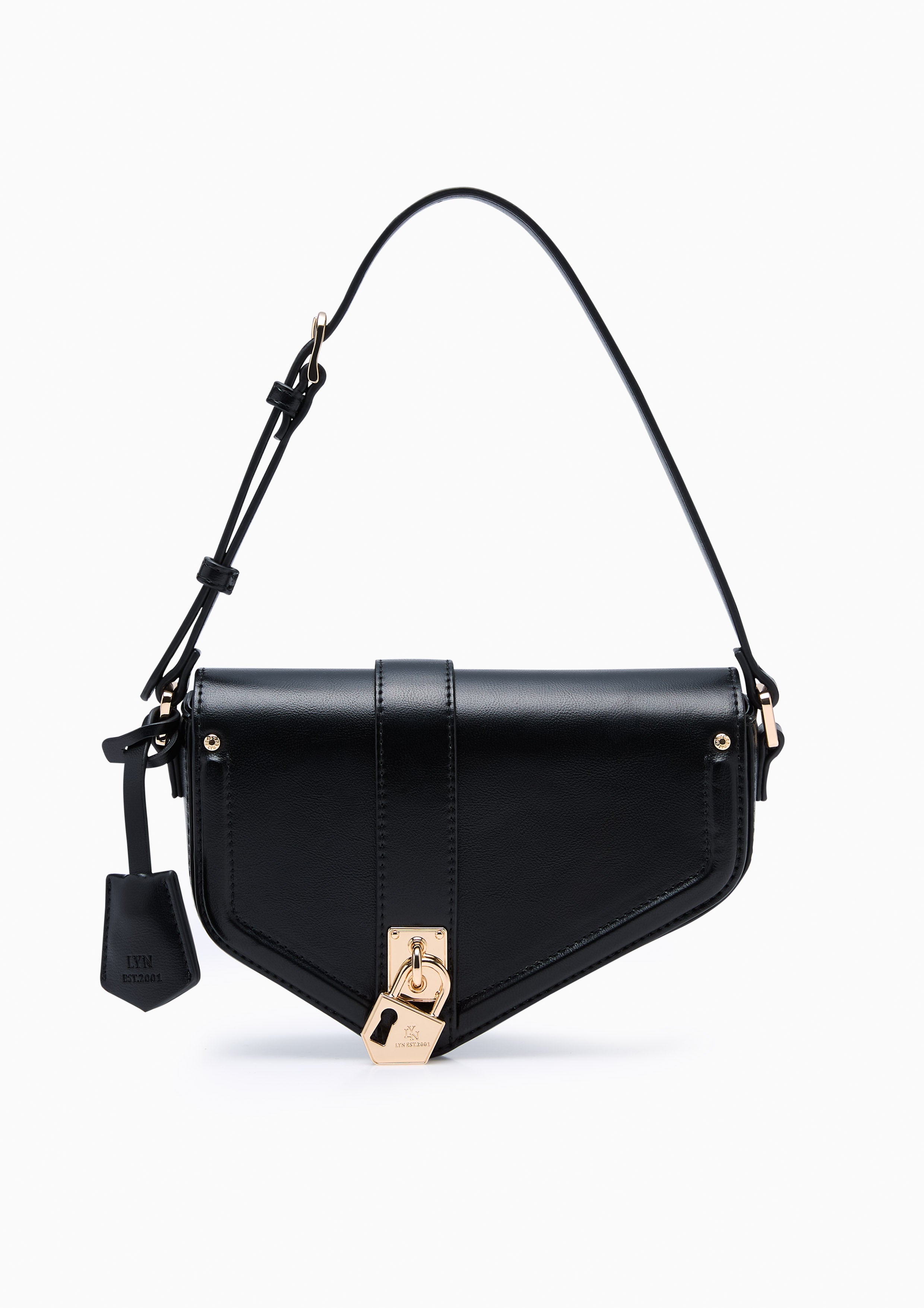 Neutra S Flap Shoulder Bag Black