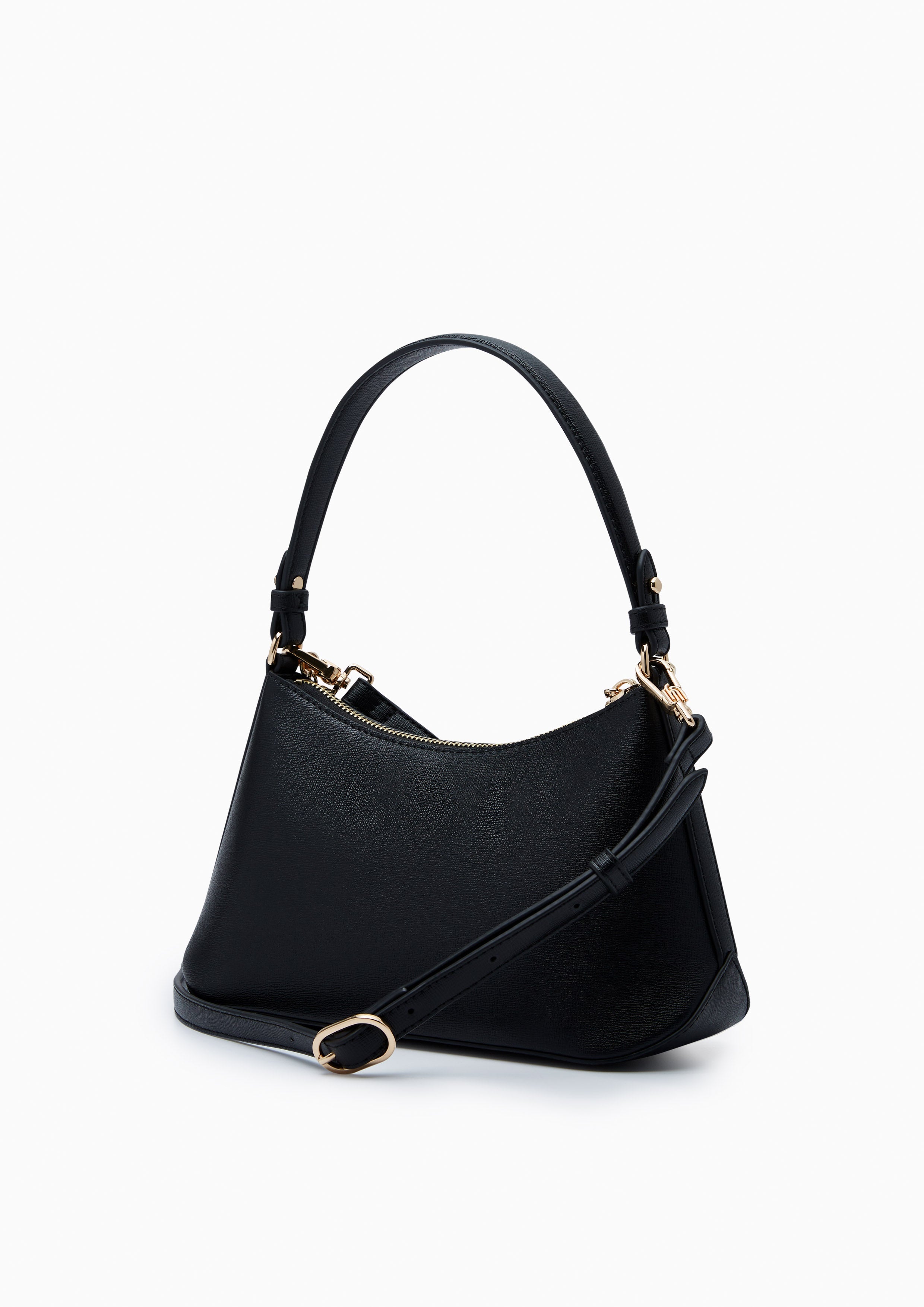 Nova Diamond Infinite S Shoulder Bag Black