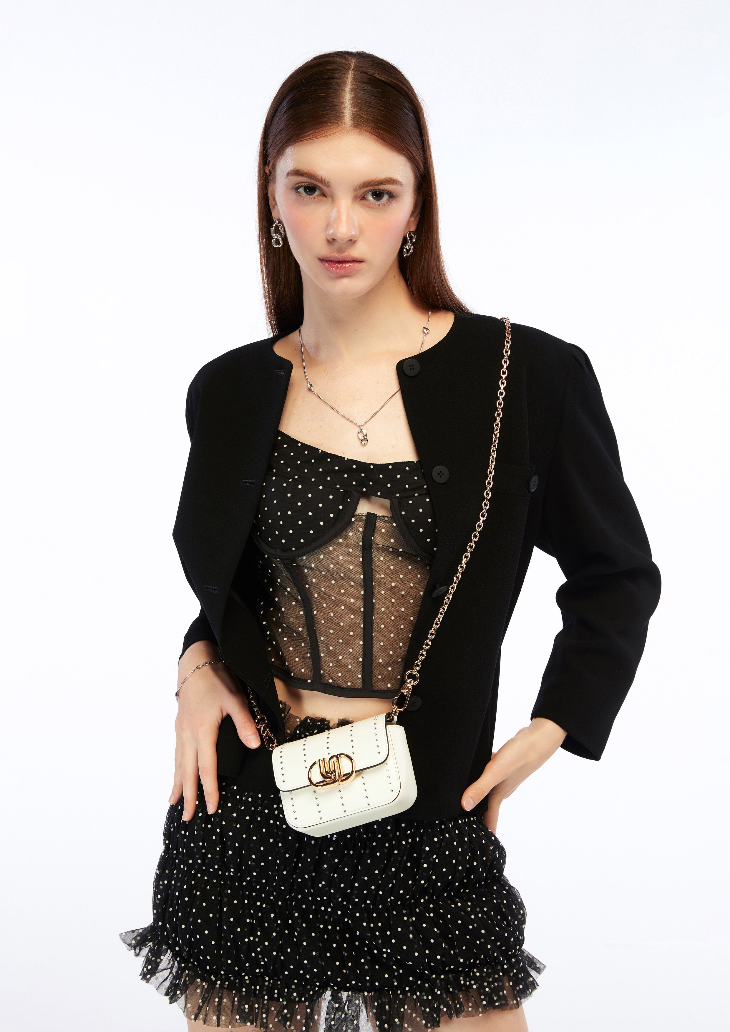 Nova Infinite Mini Crossbody Bag Off-White