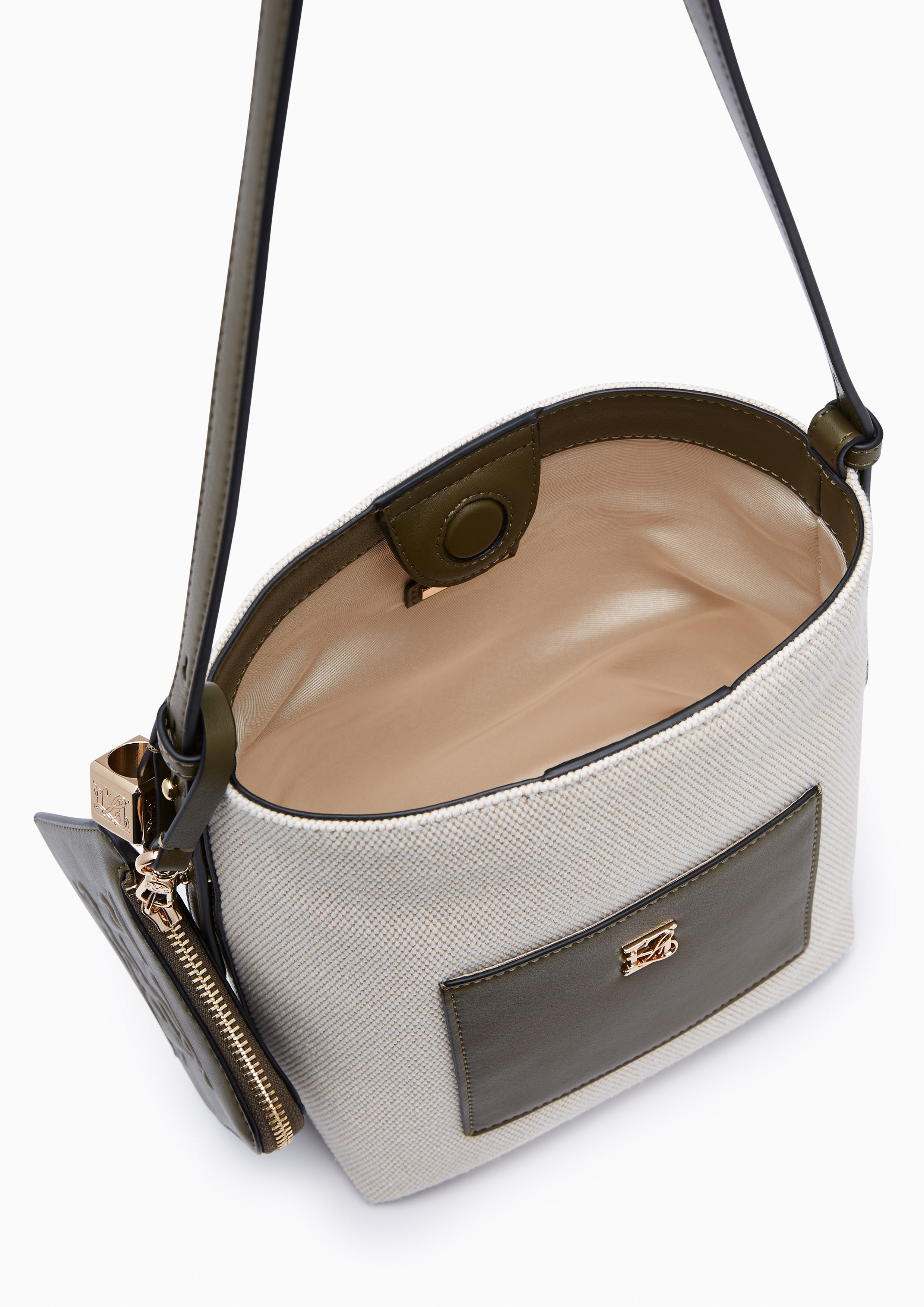 Pilar S Bucket Bag Beige