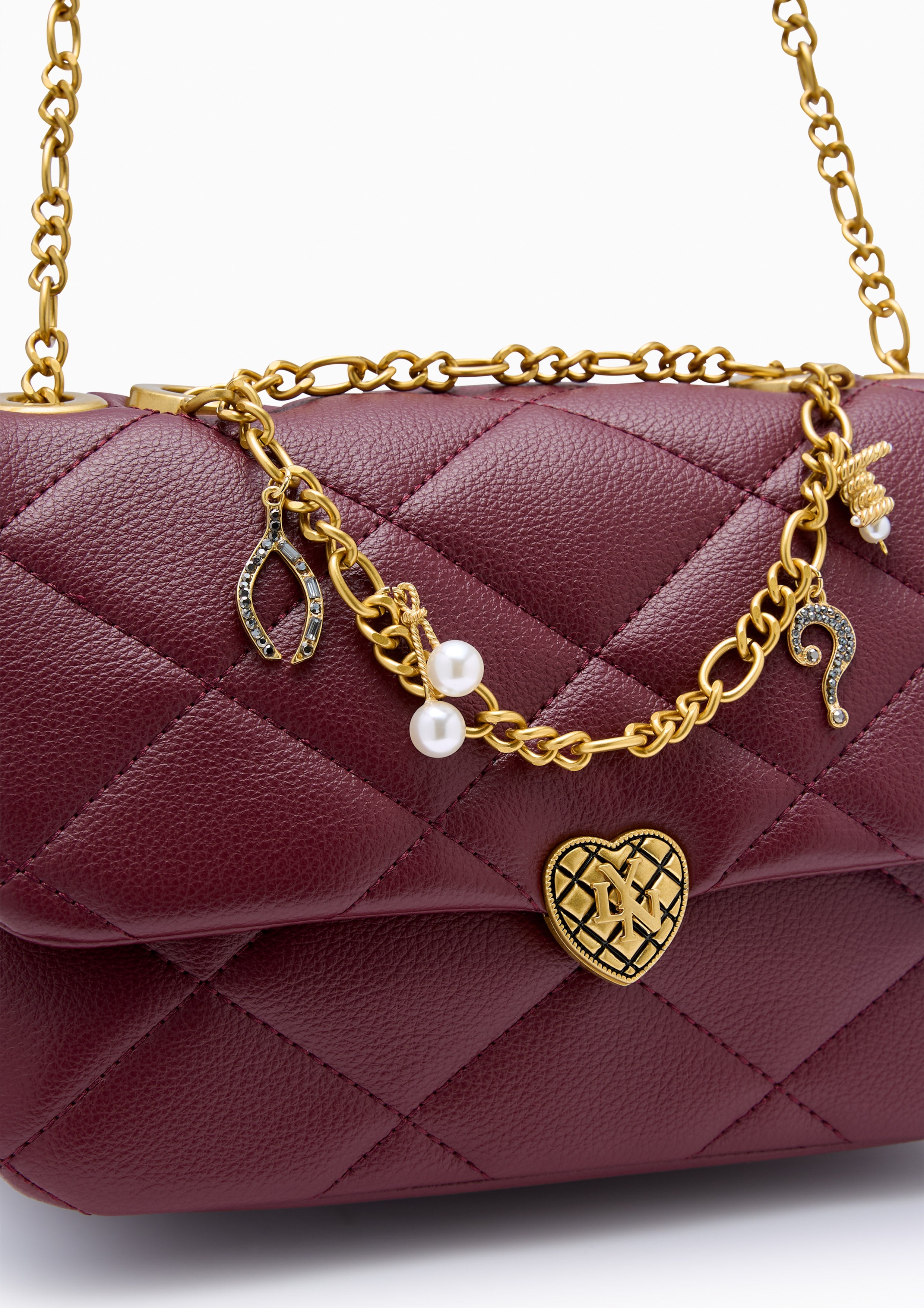 Casey M Crossbody Bag Dark Red