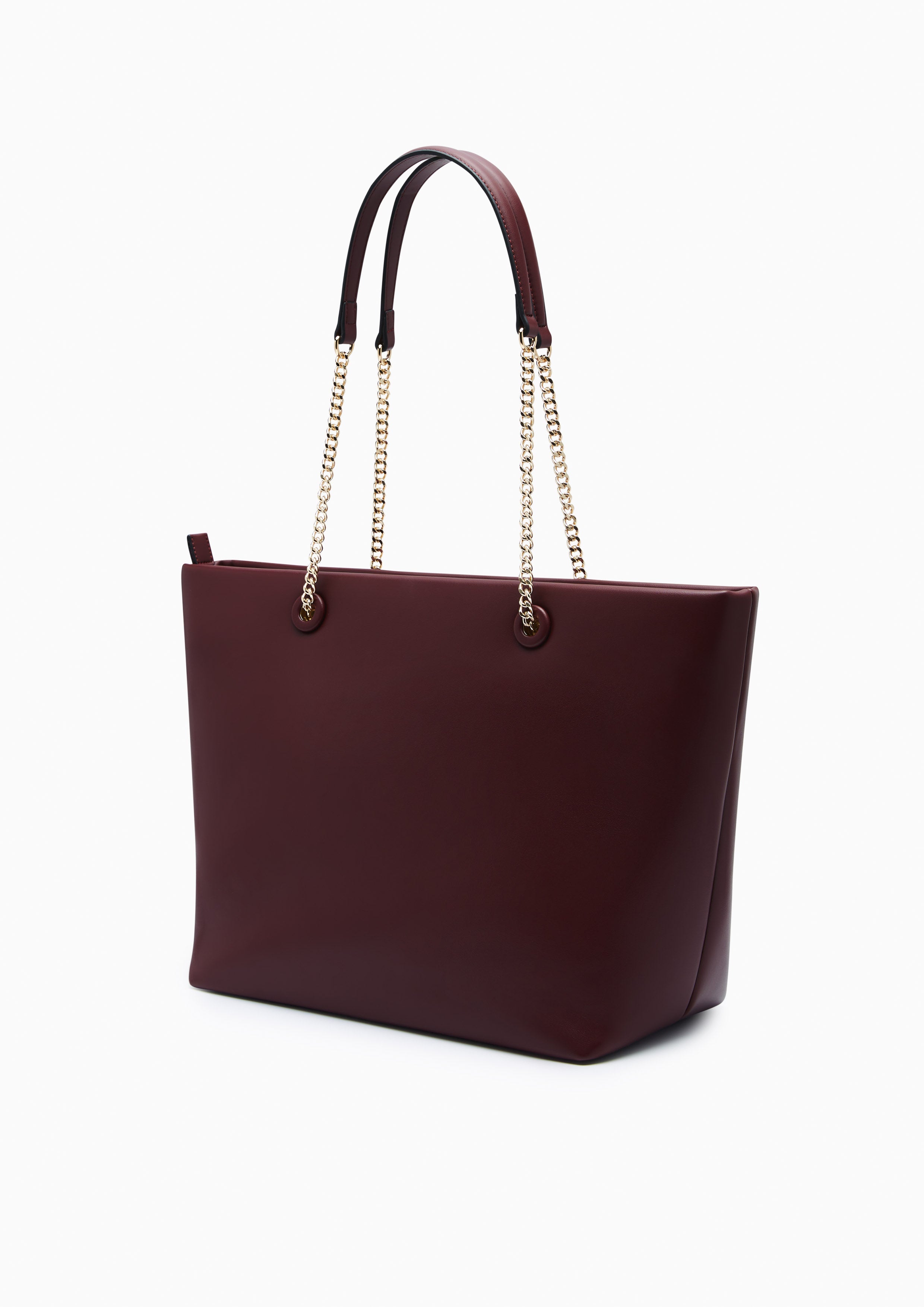 Mabel L Shopping Bag Dark Red
