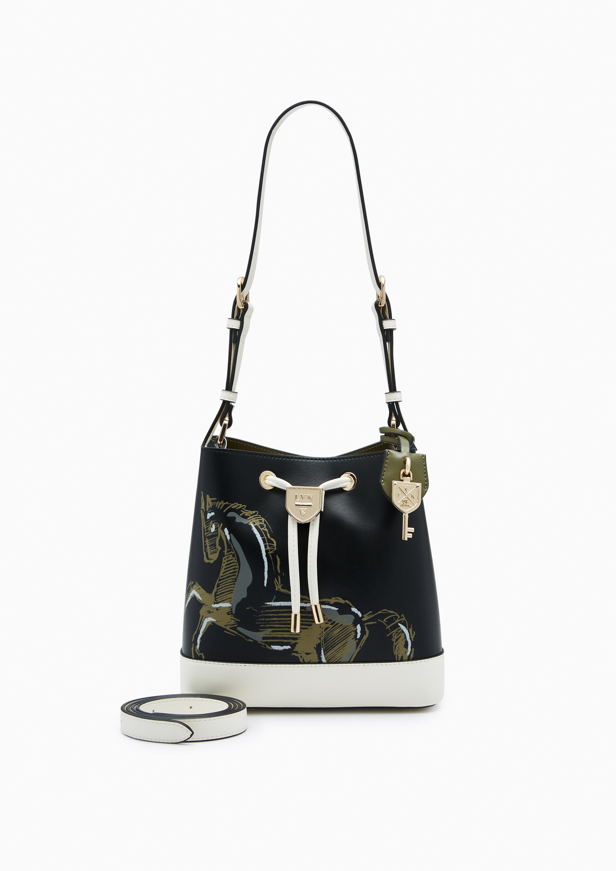 Re-Edit Mustang M Bucket Bag Black