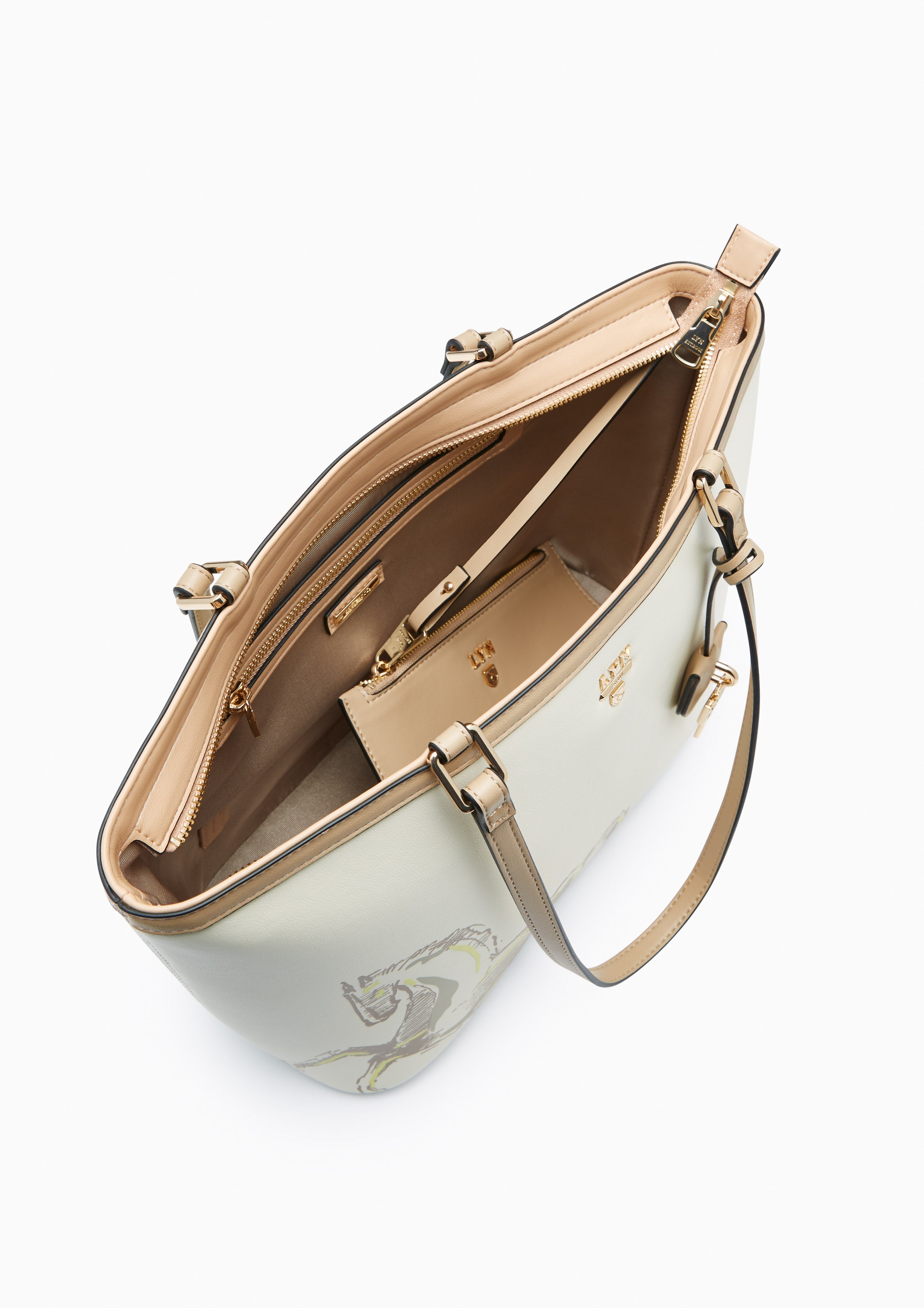 Re-Edit Mustang L Tote Bag Ivory