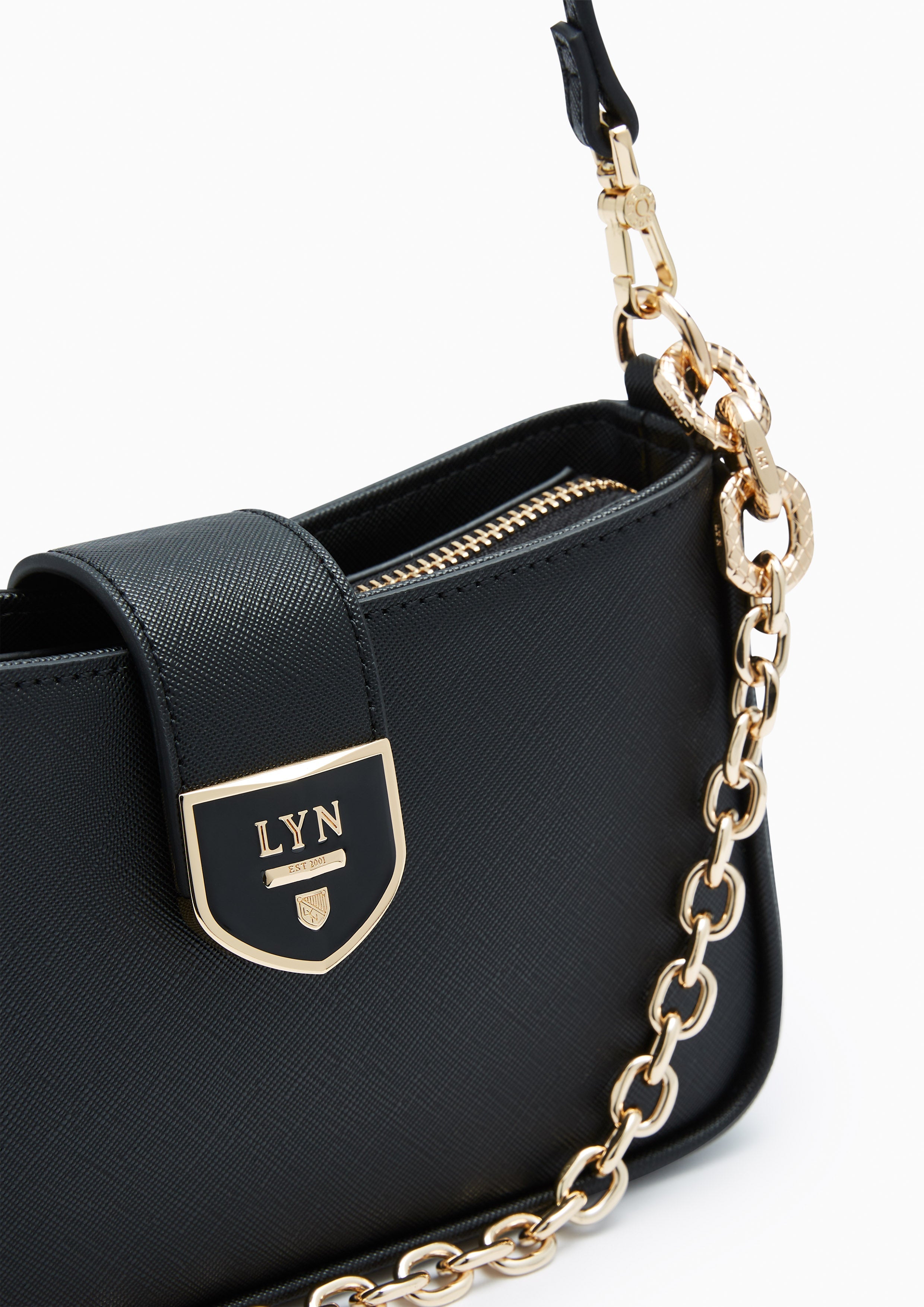 Re-Edit Casia Athella Shoulder Bag Black