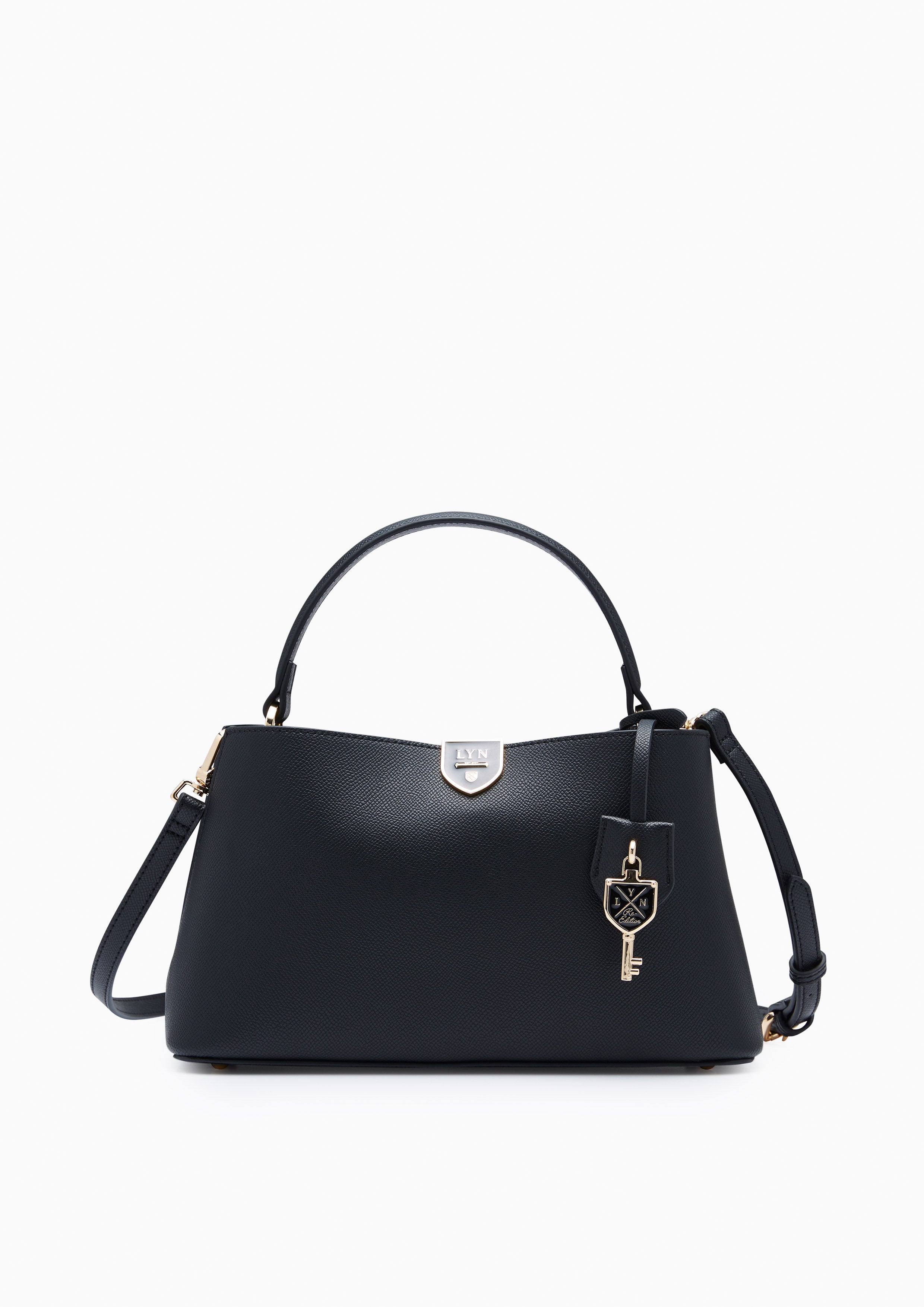 Re-Edit Amanti M Top Handle Bag Black