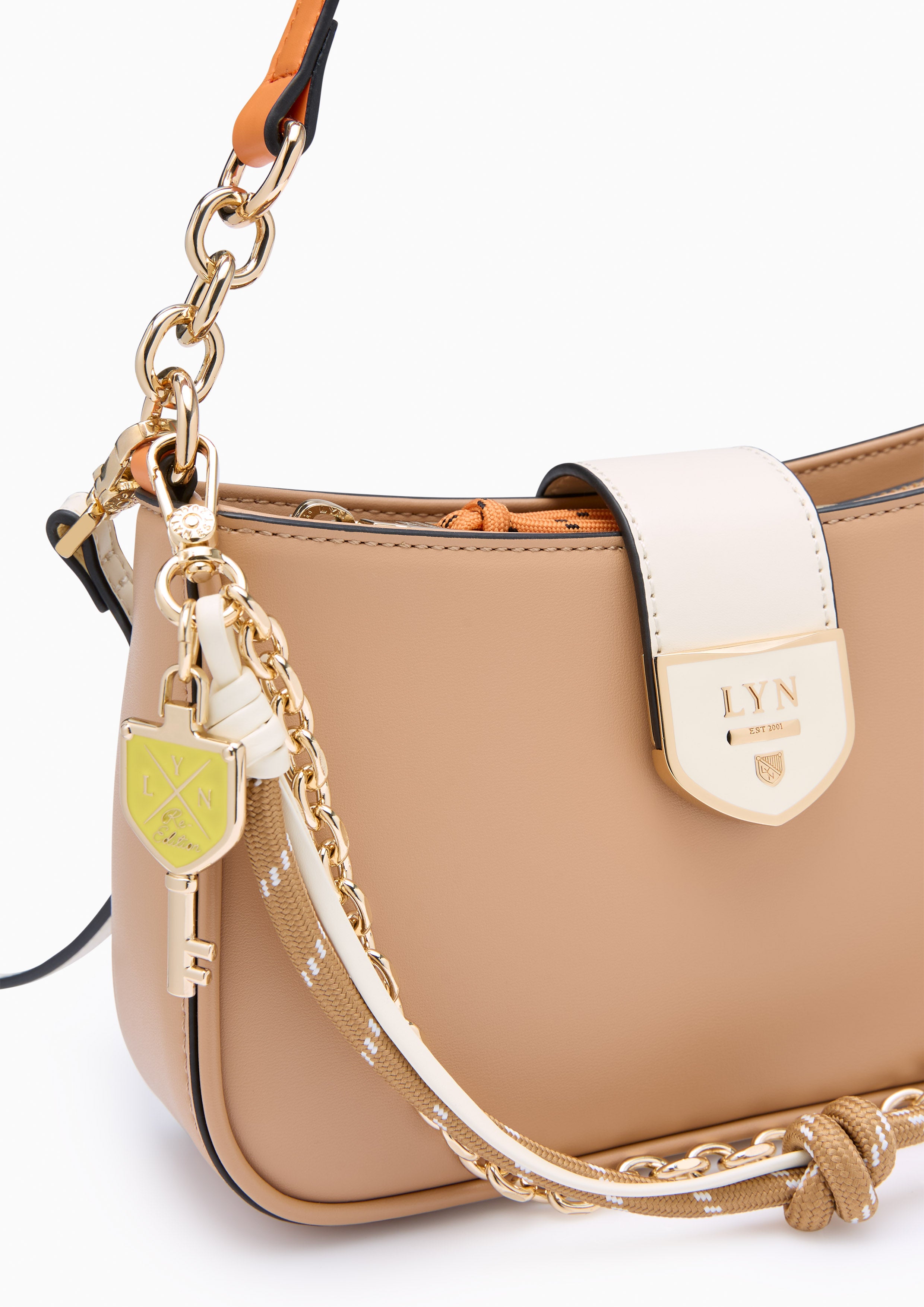 Re-Edit Explore Athella S Shoulder Bag Beige
