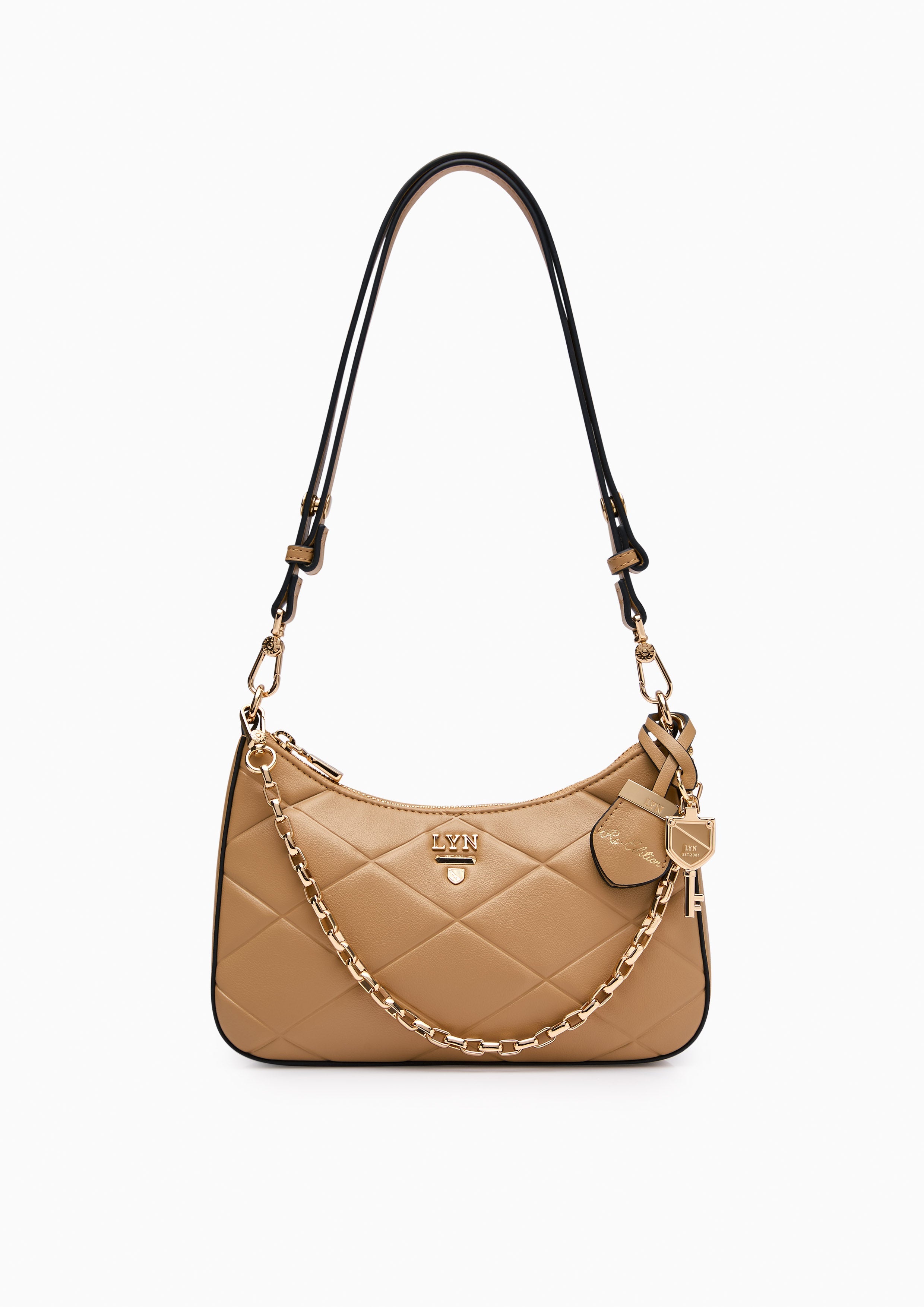 Re-Edit Rosee S Emb Shoulder Bag Brown